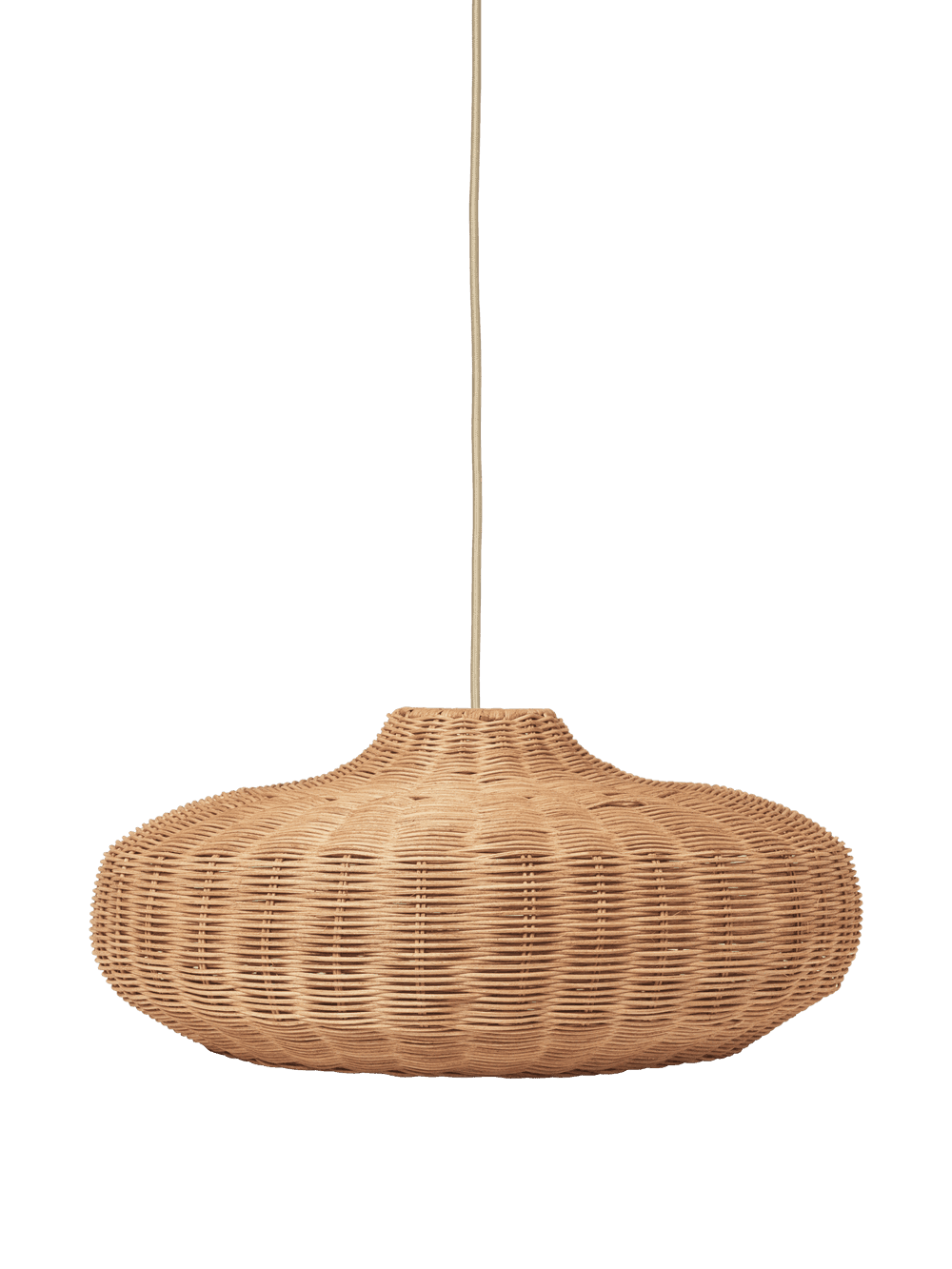 Ferm Living Braided Lampshade - Disc - Natural — фото 4