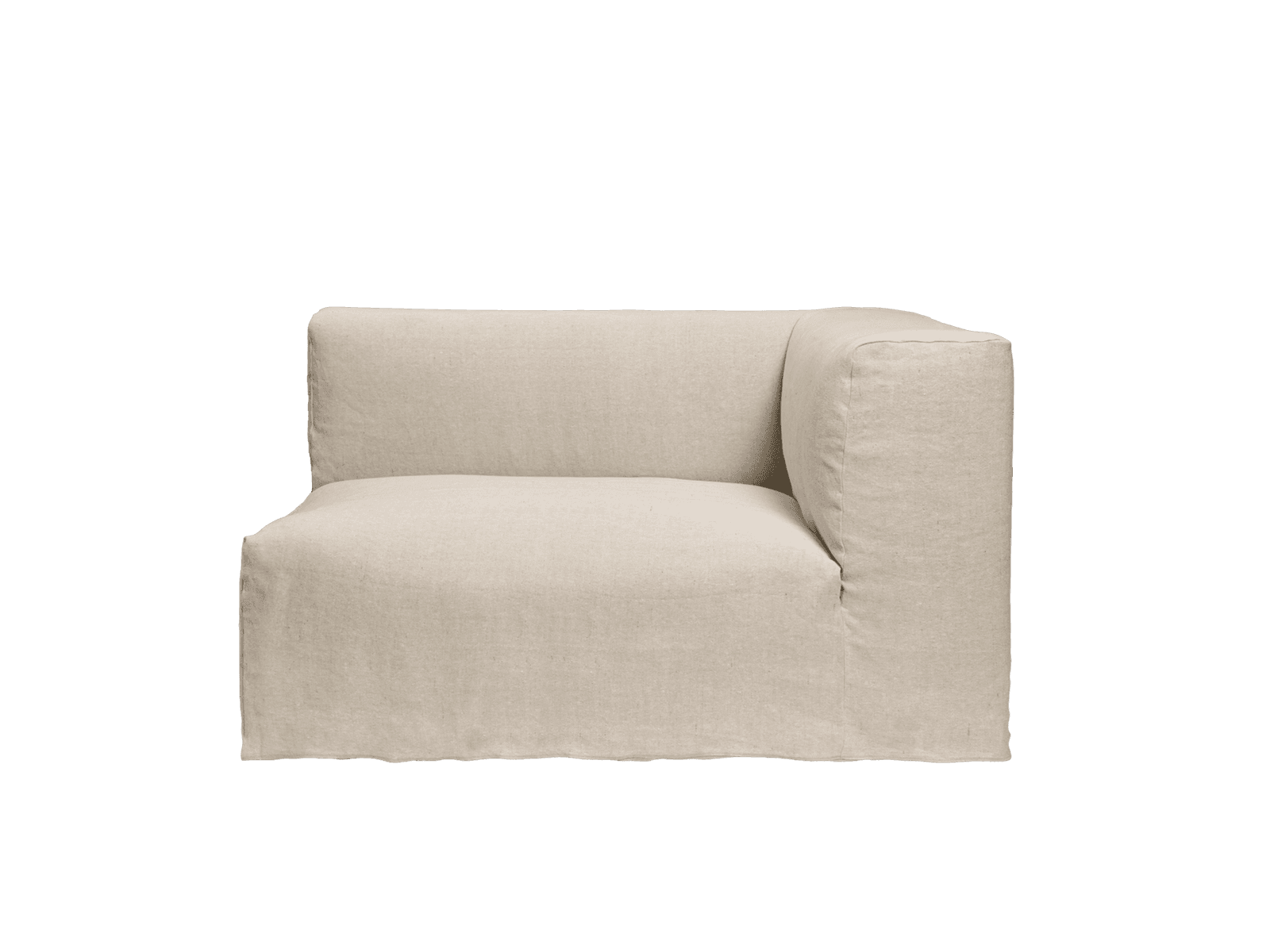 Ferm Living Catena Sofa Armrest Right L401 - Loose Drape - Natural