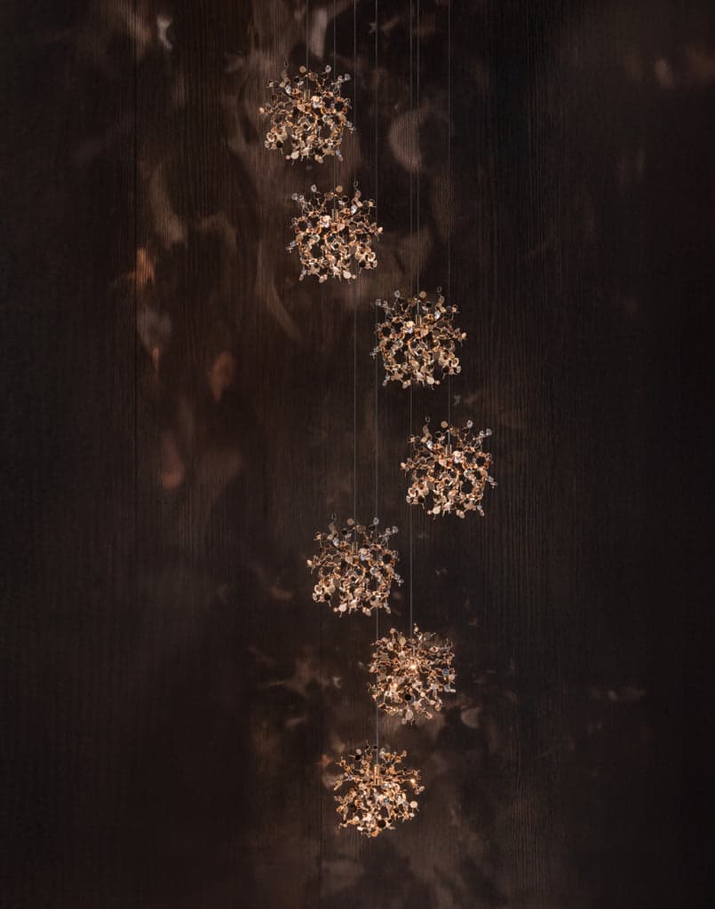Terzani Argent, mon bijou 7 light pendant — фото 5