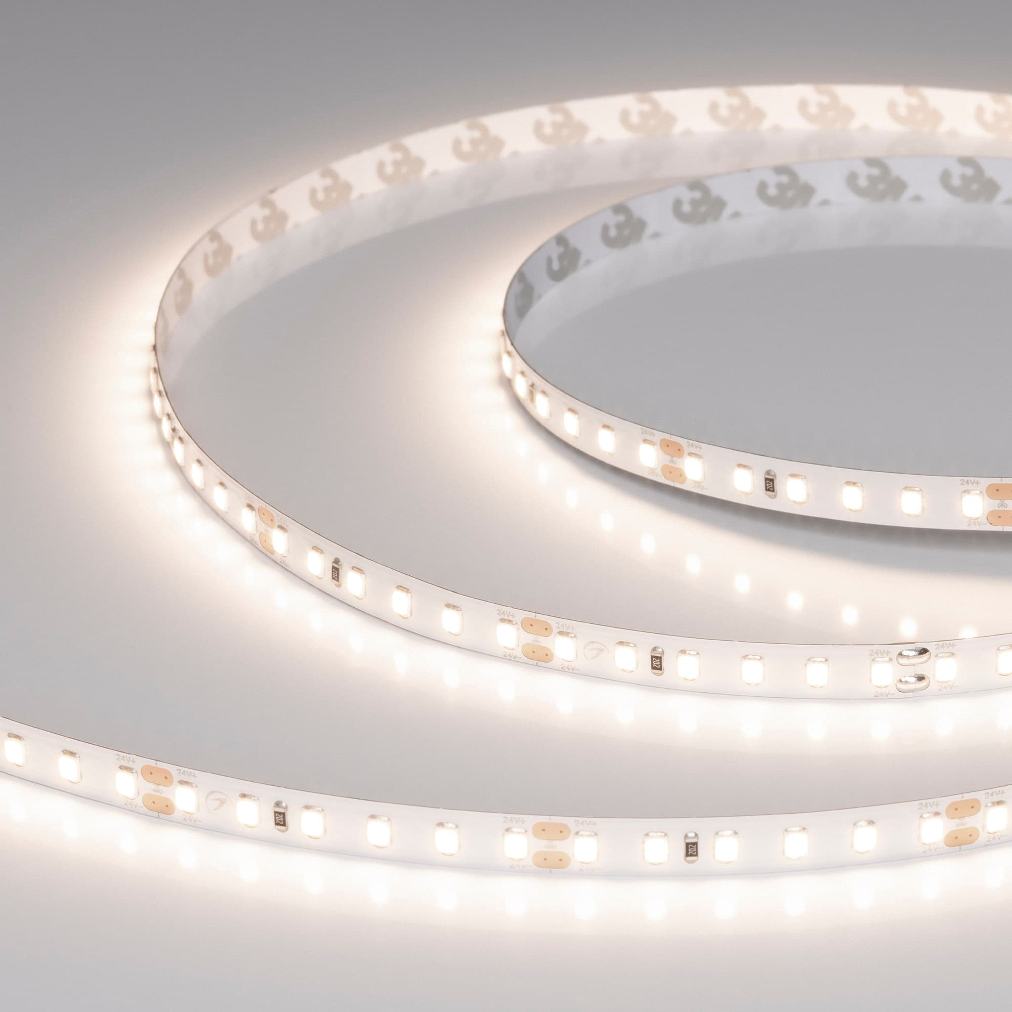 Светодиодная лента UL-A120-8mm 24V Day4000 (2 W/m, IP20, 5m) (Arlight, Открытый) 057520