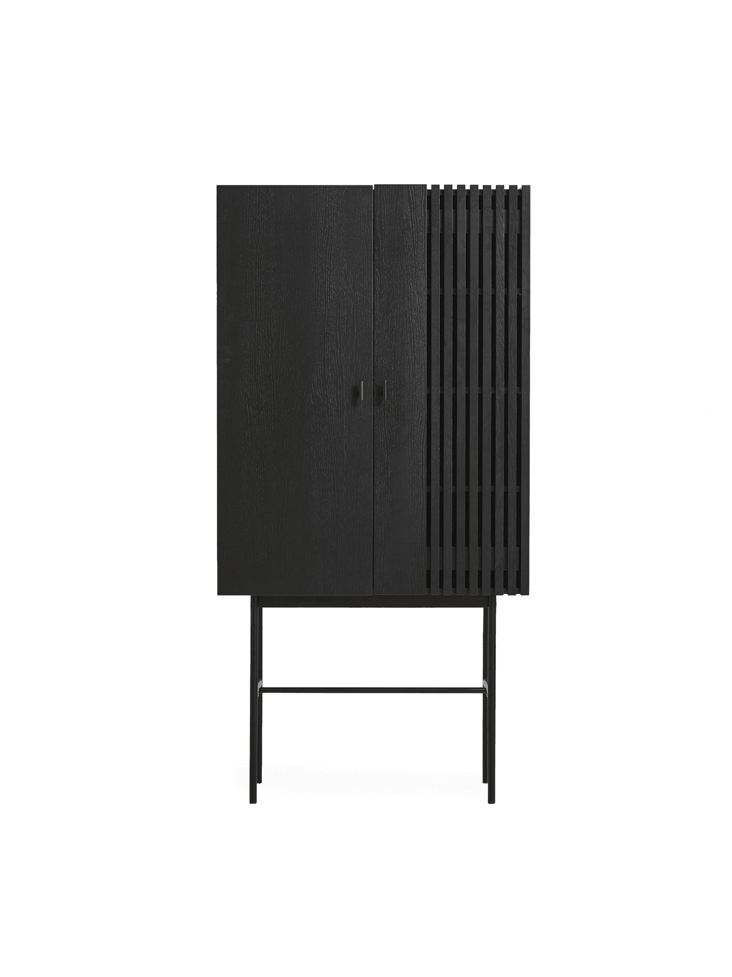 WOUD Array highboard (80 cm) - Black