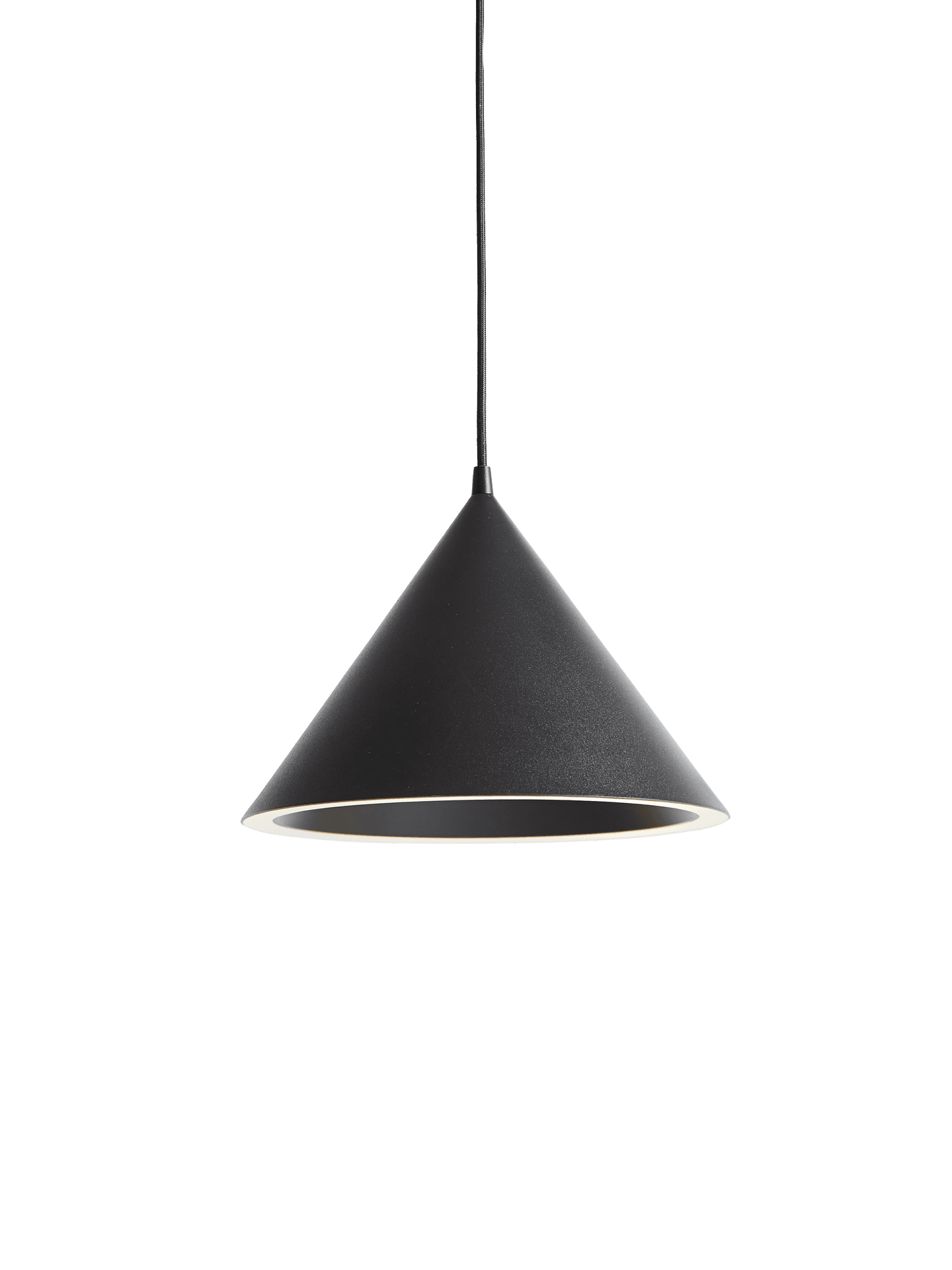WOUD Annular pendant (Small) - Black