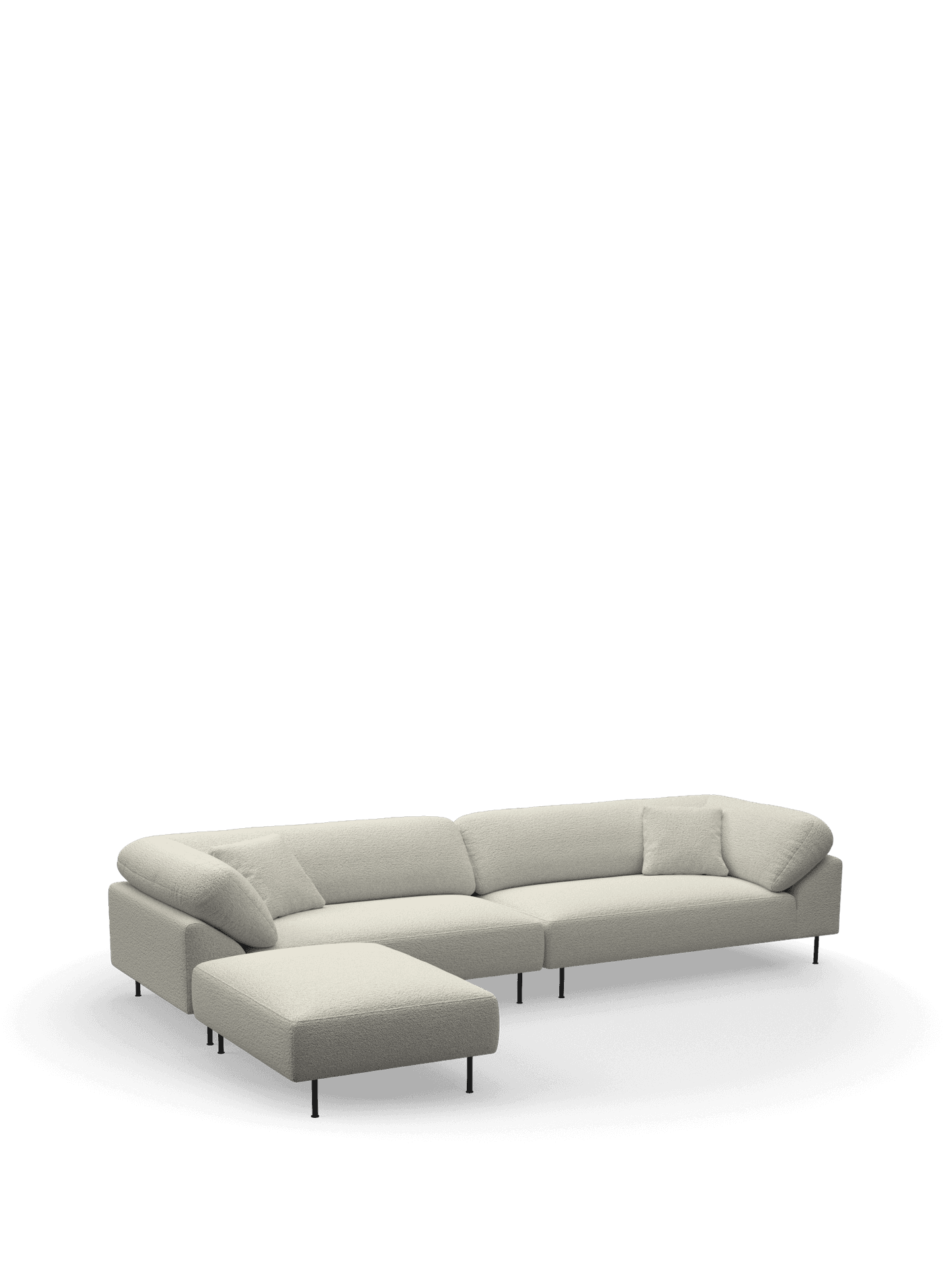 WOUD Collar sectional 3 - Off white