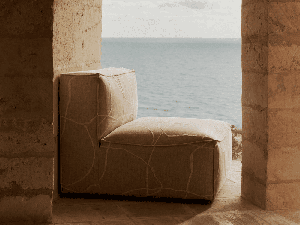 Ferm Living Catena Sofa Center S100 - Can Lis - Sand/Off-White — фото 5