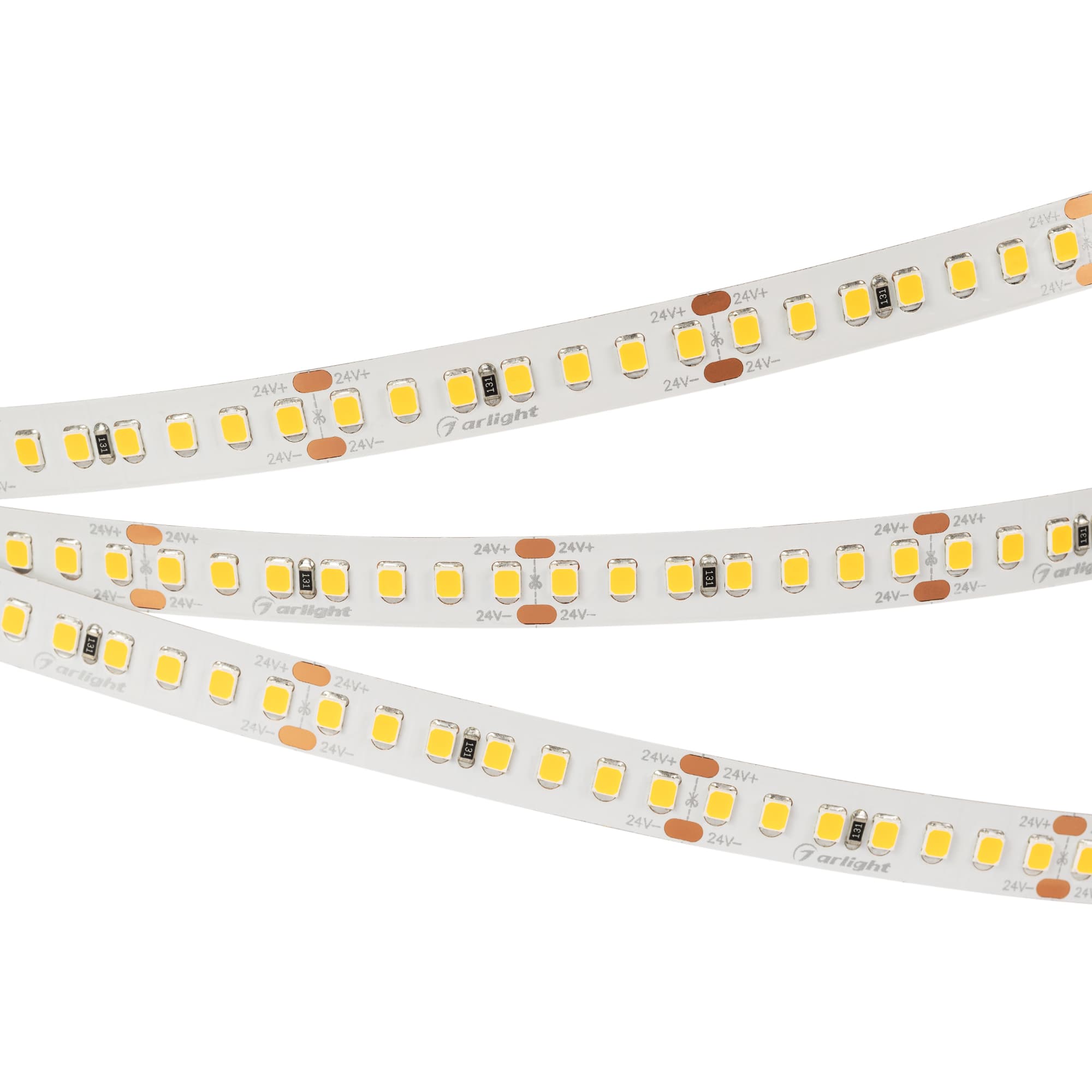 Светодиодная лента RT 2-5000 24V Day4000 3x (2835, 840 LED, CRI98) (Arlight, 17 Вт/м, IP20) 025147(1)
