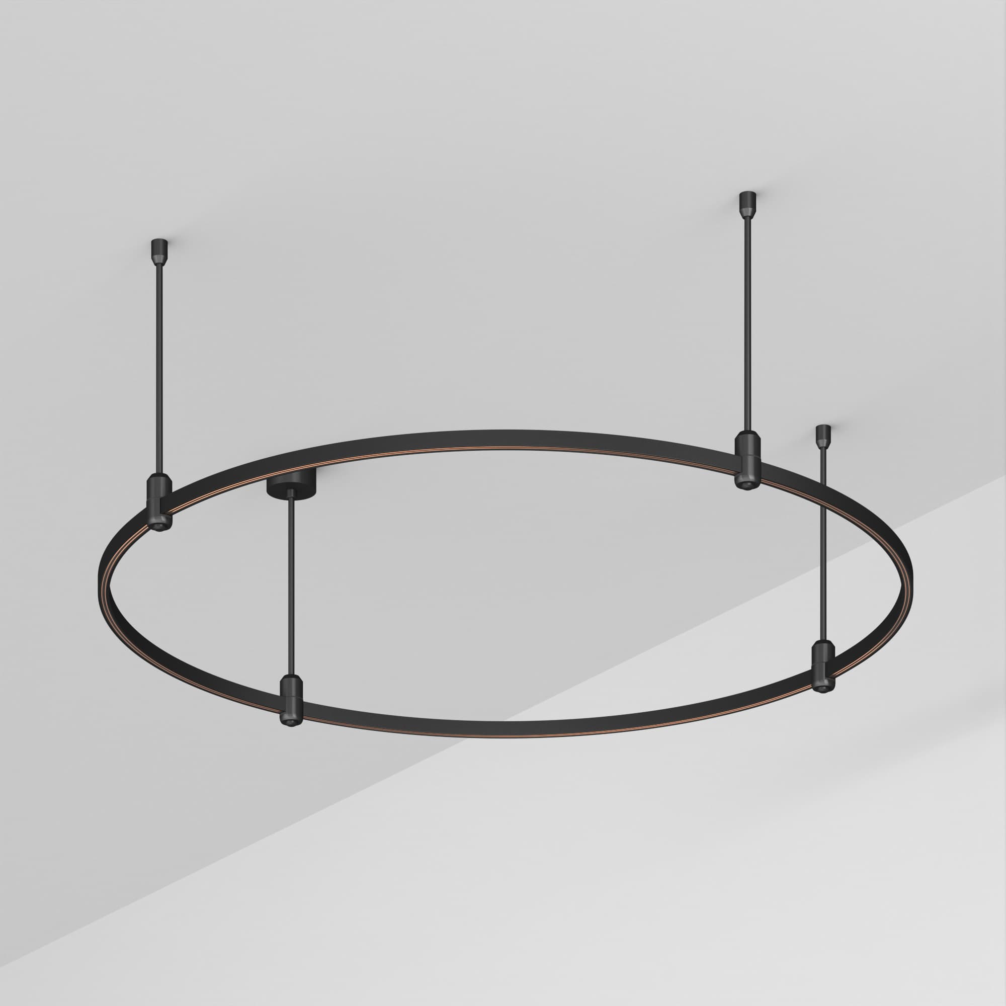 Основание ART-APRIORI-ROUND-ROD-400-R1200 (BK) (Arlight, IP20 Металл, 3 года) 048497
