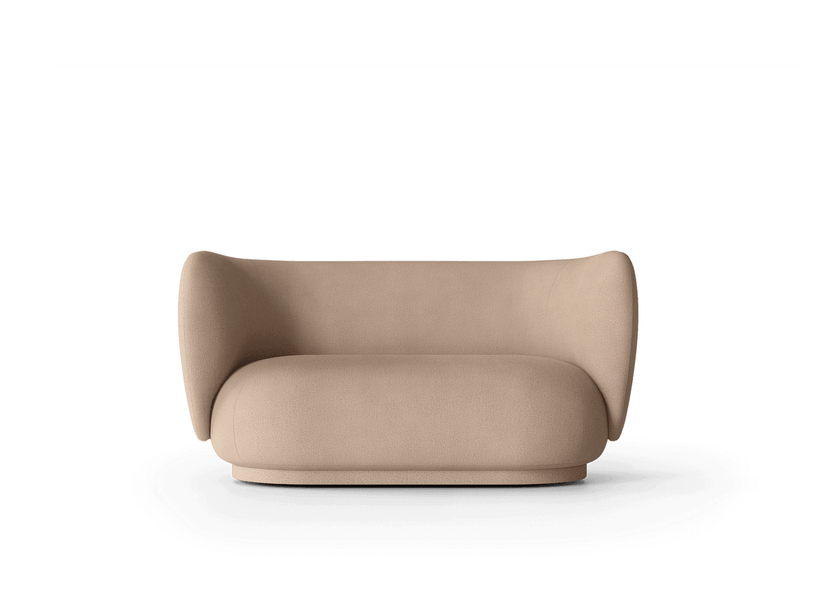 Ferm Living Rico Sofa 2-seater - Brushed - Sand