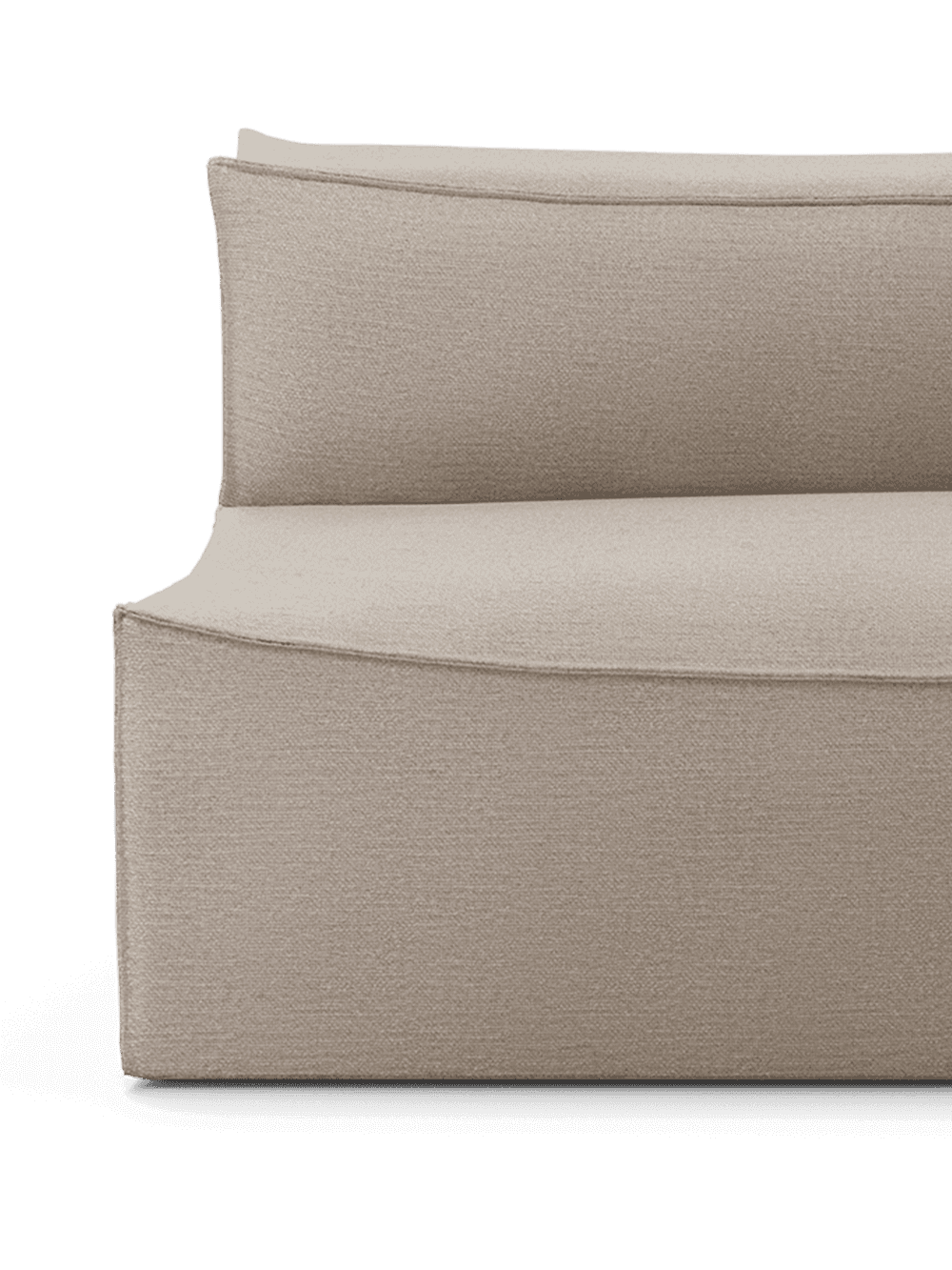 Ferm Living Catena Sofa Open End Right L301 - Cotton Linen - Natural — фото 3
