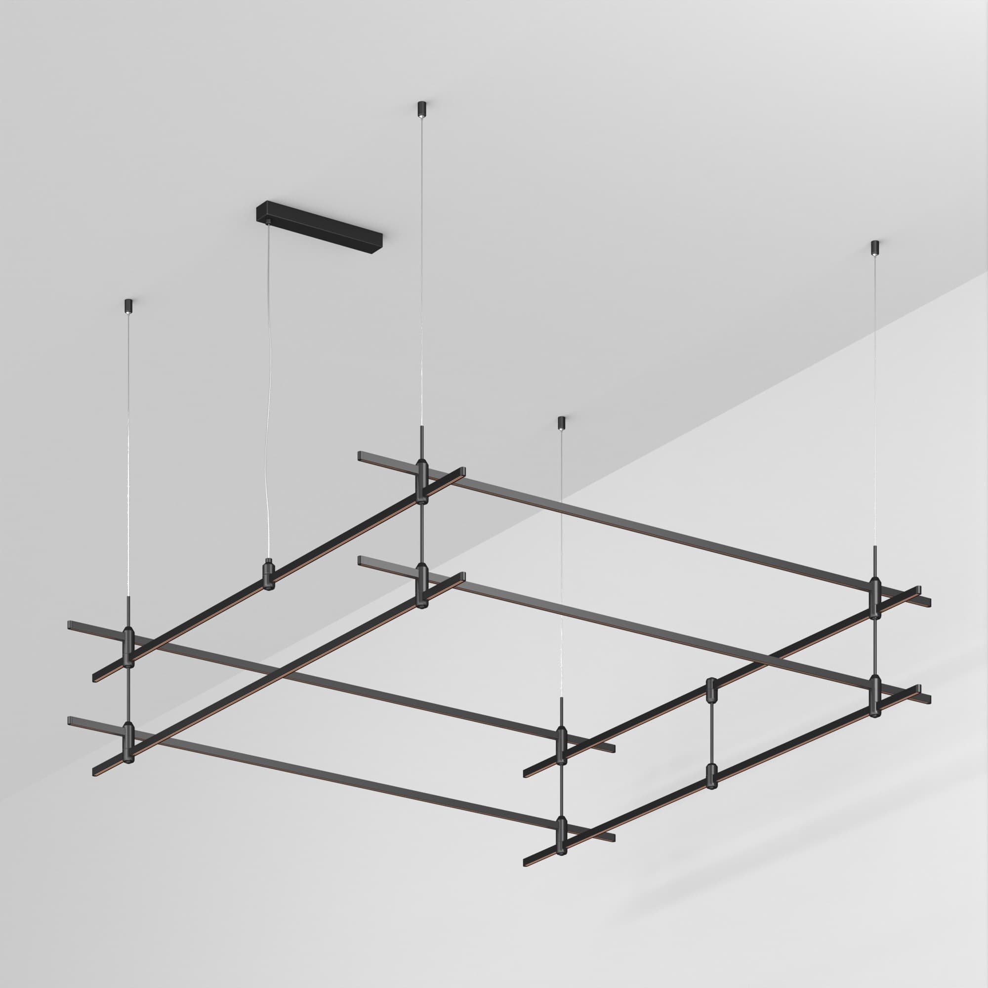 Основание ART-APRIORI-QUADRAT-2-HANG-2000x2000 (BK) (Arlight, IP20 Металл, 3 года) 048549