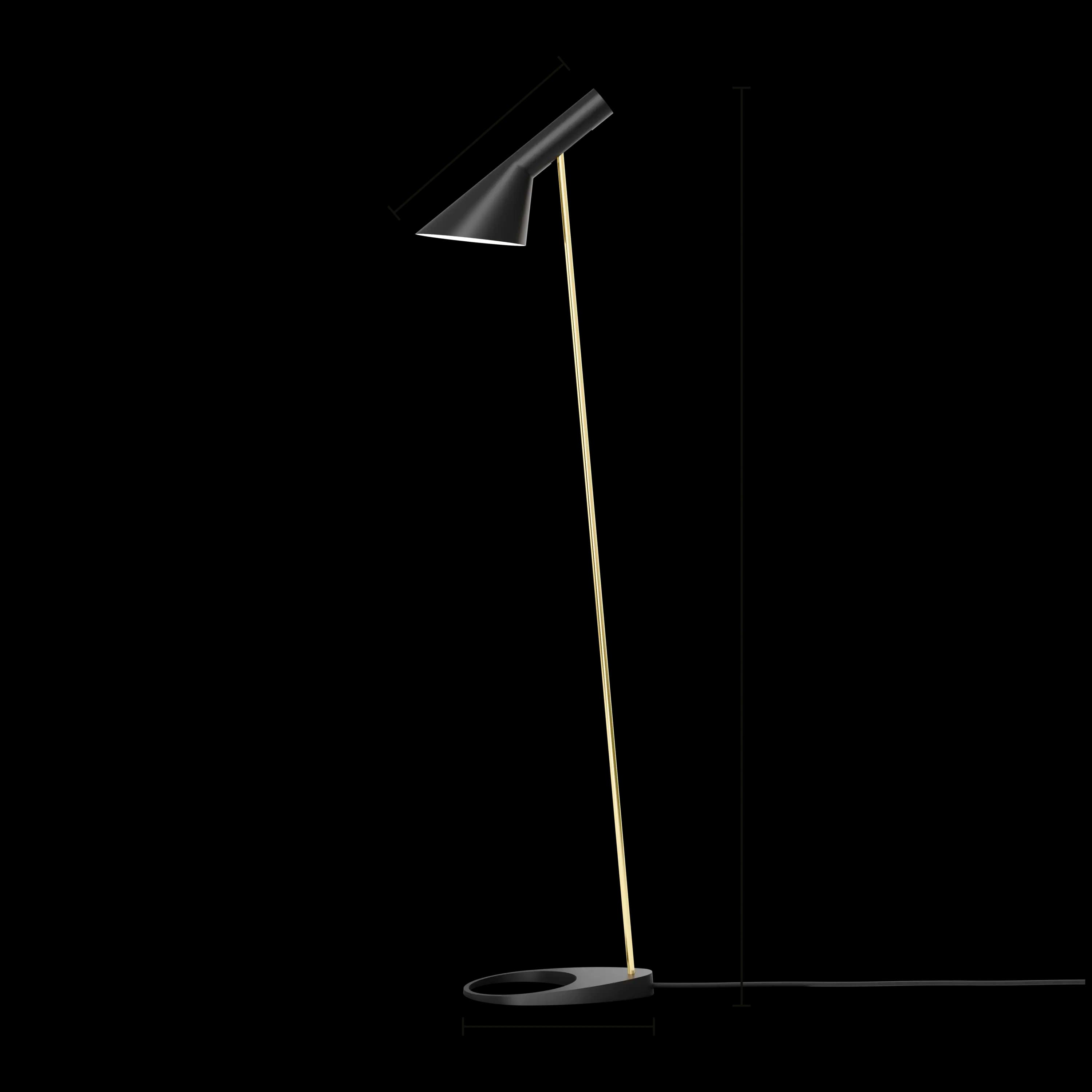 Louis Poulsen AJ Floor Lamp Brass/black — фото 3