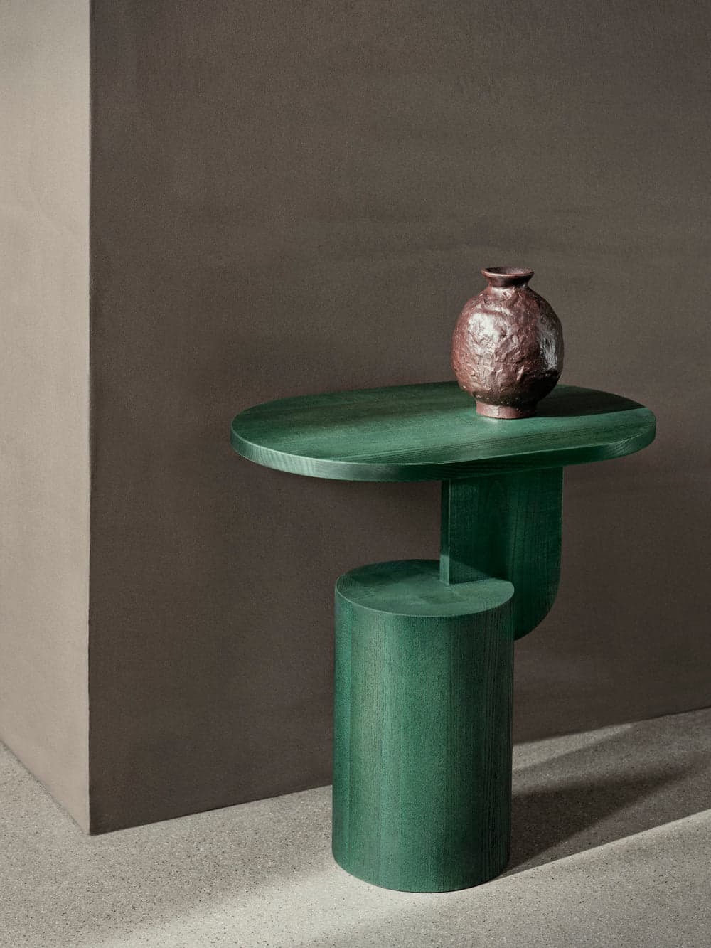 Ferm Living Insert Side Table - Myrtle Green Stained — фото 3