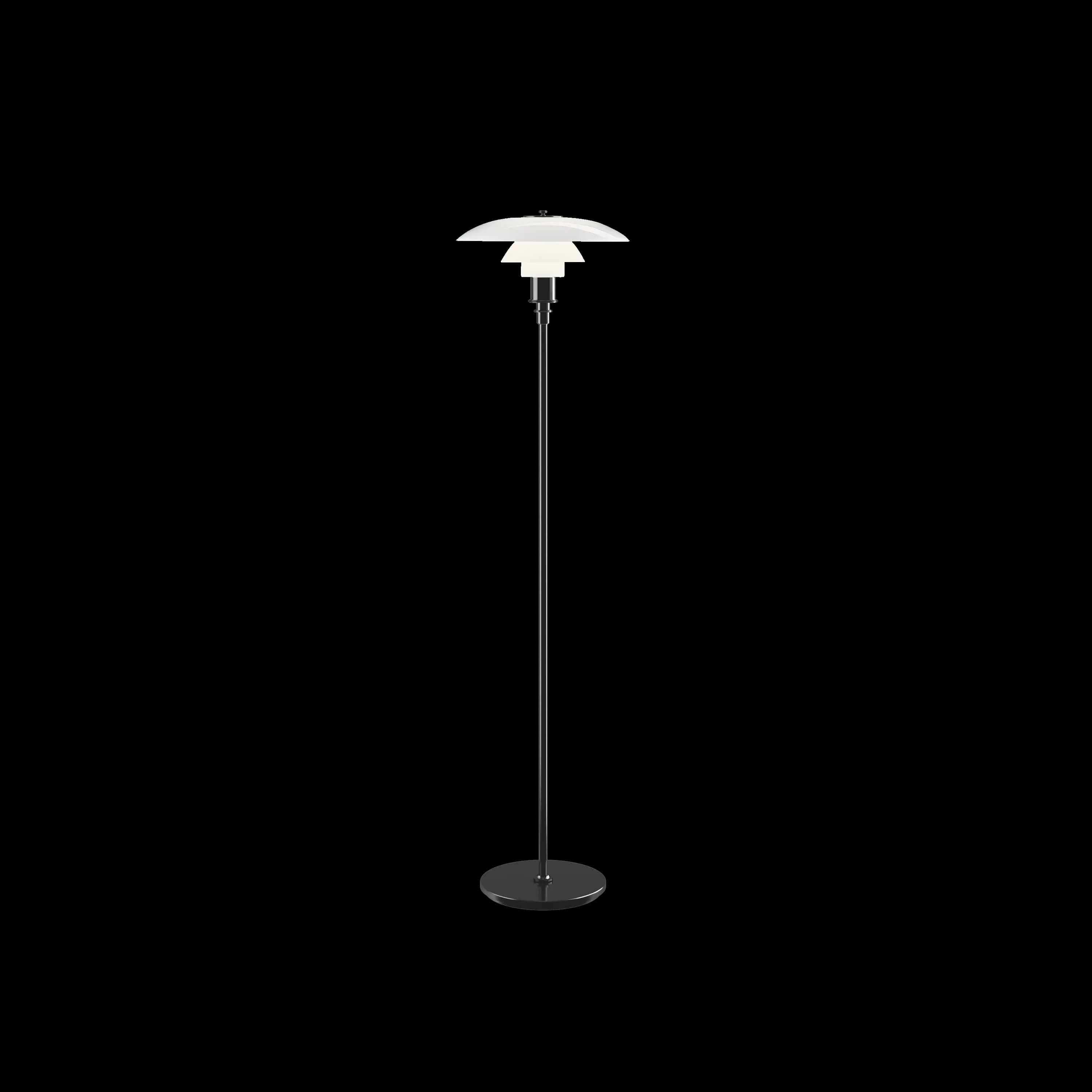 Louis Poulsen PH 3½-2½ Floor Lamp Black metallised