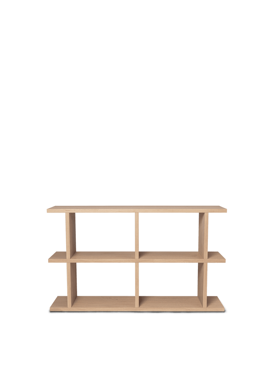 Ferm Living Kona Bookcase - 2x2 - Natural Oak Veneer