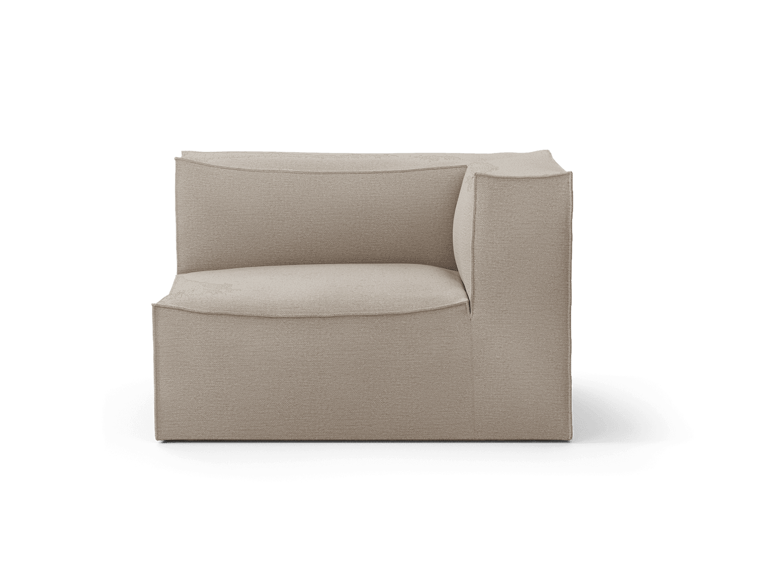 Ferm Living Catena Sofa Armrest Right S401 - Cotton Linen - Natural