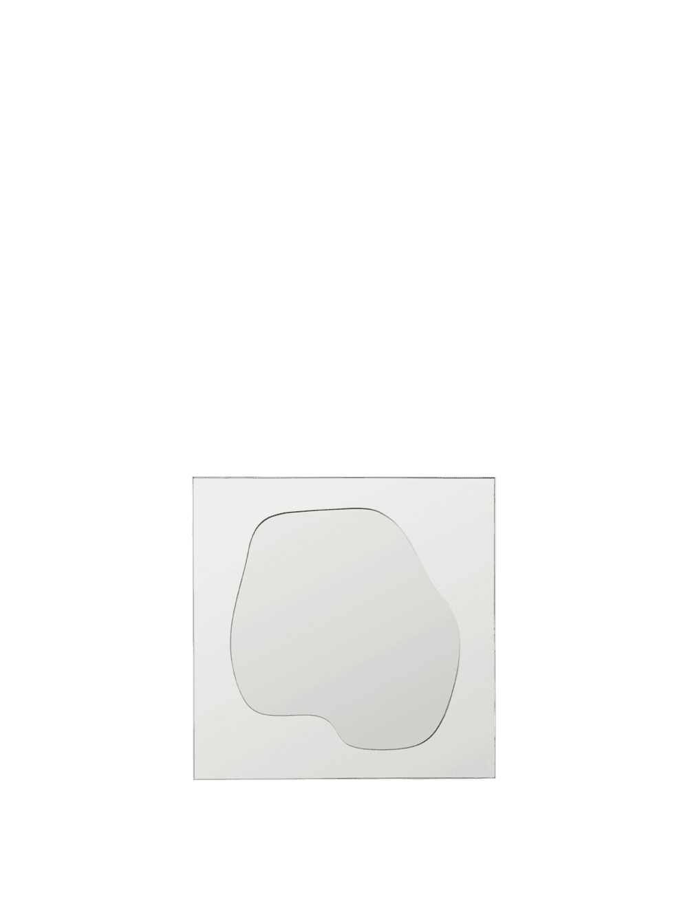 Ferm Living Folia Mirror - Small - Silver — фото 2