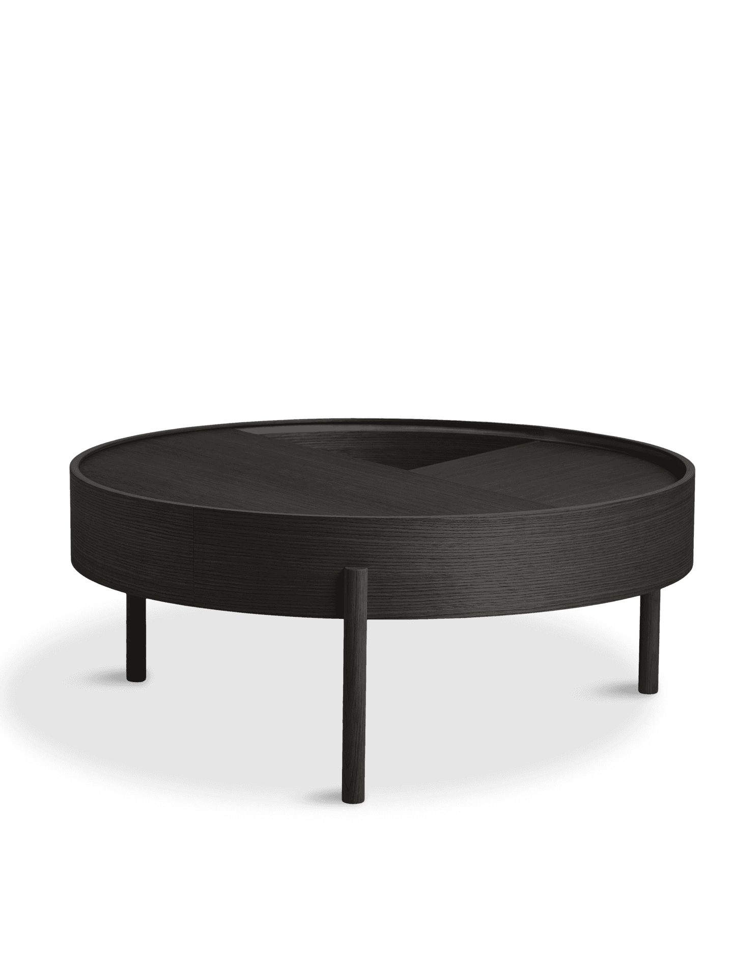 WOUD Arc coffee table (89 cm) - Black