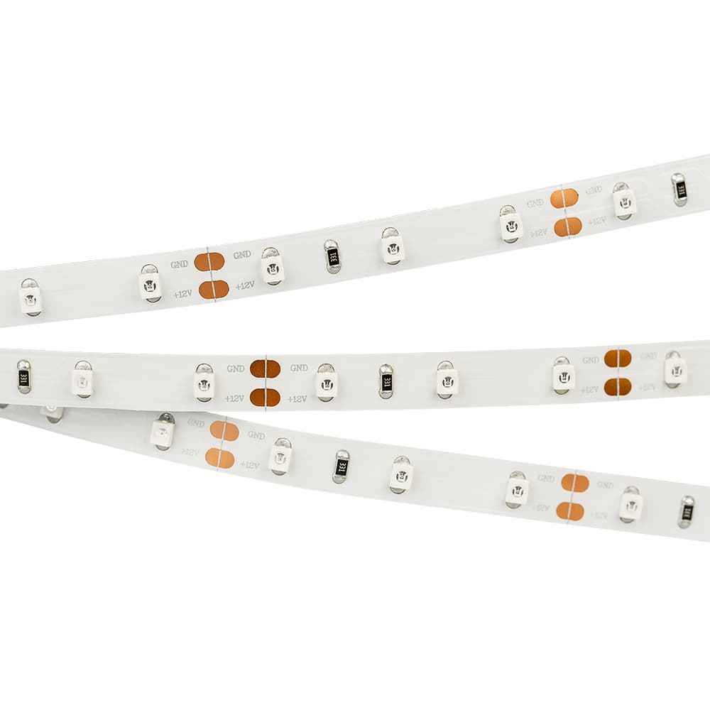 Светодиодная лента RT 2-5000 12V Red (3528, 300 LED, LUX) (Arlight, 4.8 Вт/м, IP20) 010526(1)