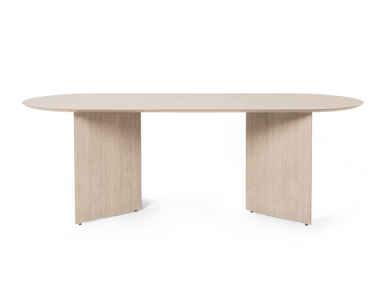 Ferm Living Mingle Table Top - Oval - Large - Natural Veneer