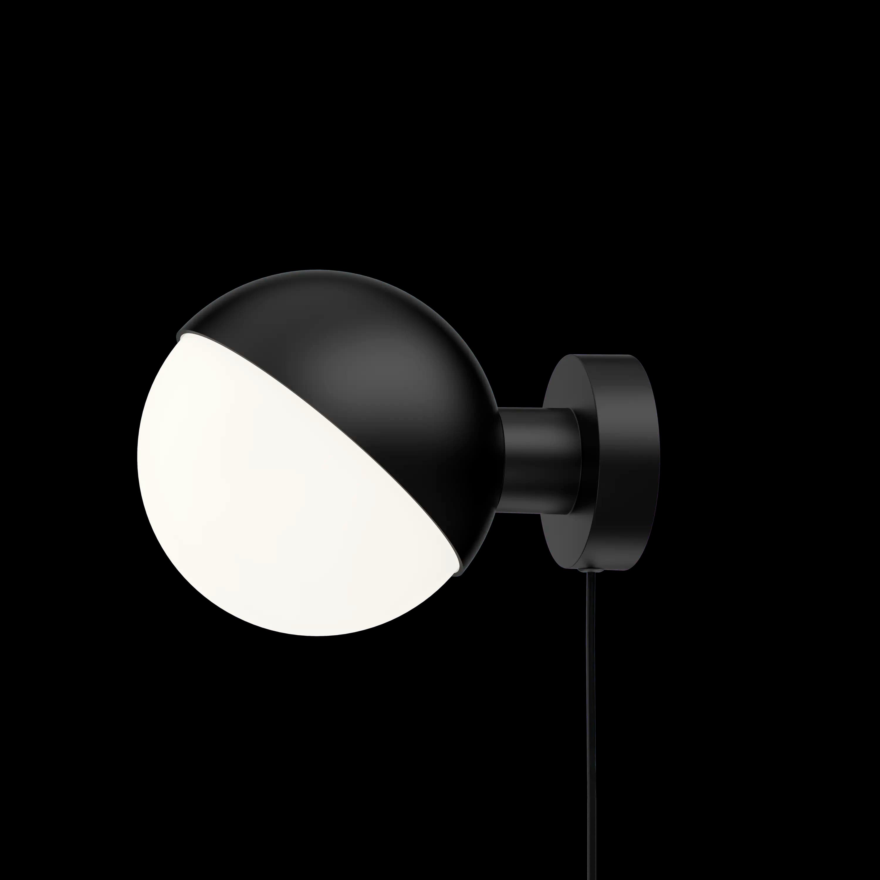 Louis Poulsen VL Studio Wall Lamp Matte black Ø 150