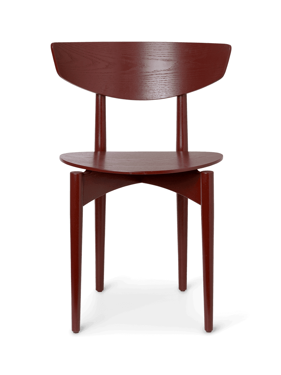 Ferm Living Herman Dining Chair - Wood - Red Brown