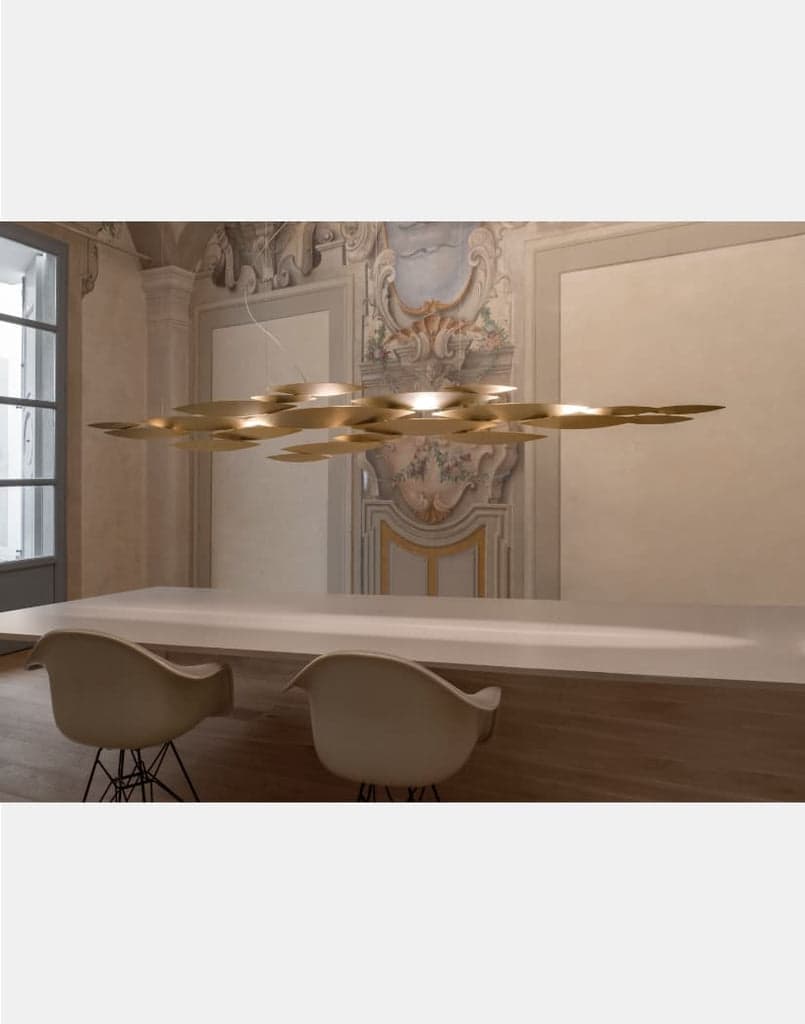 Terzani I lucci argentati linear chandelier — фото 4