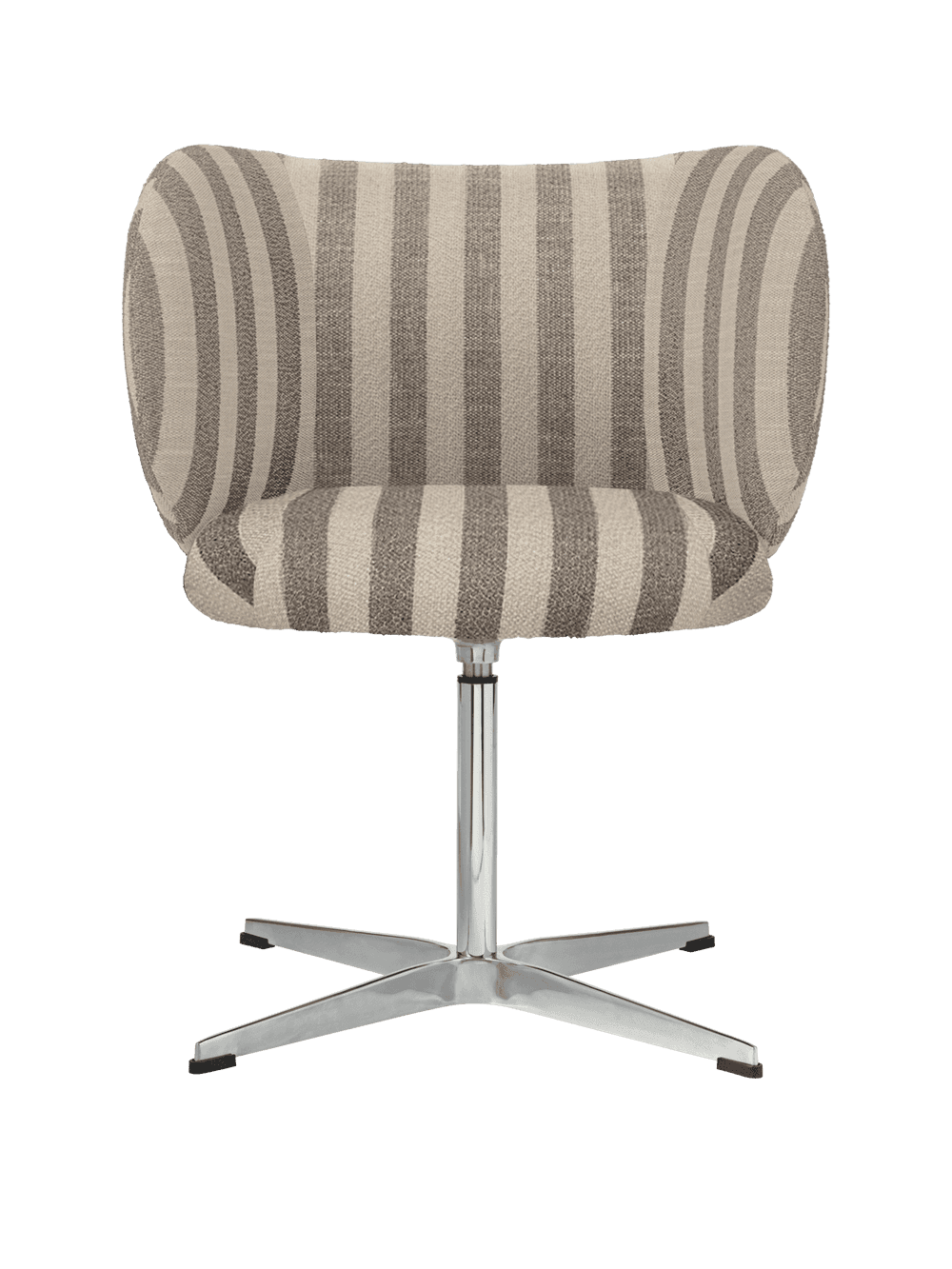 Ferm Living Rico Dining Chair - Swivel - Louisiana - Sand/Off-White — фото 2