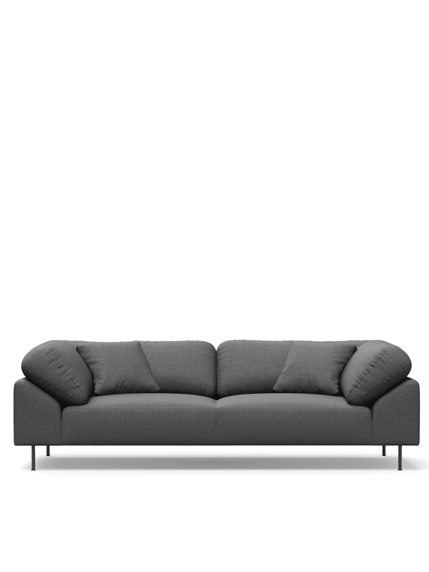 WOUD Collar 2.5-seater - Dark grey — фото 2