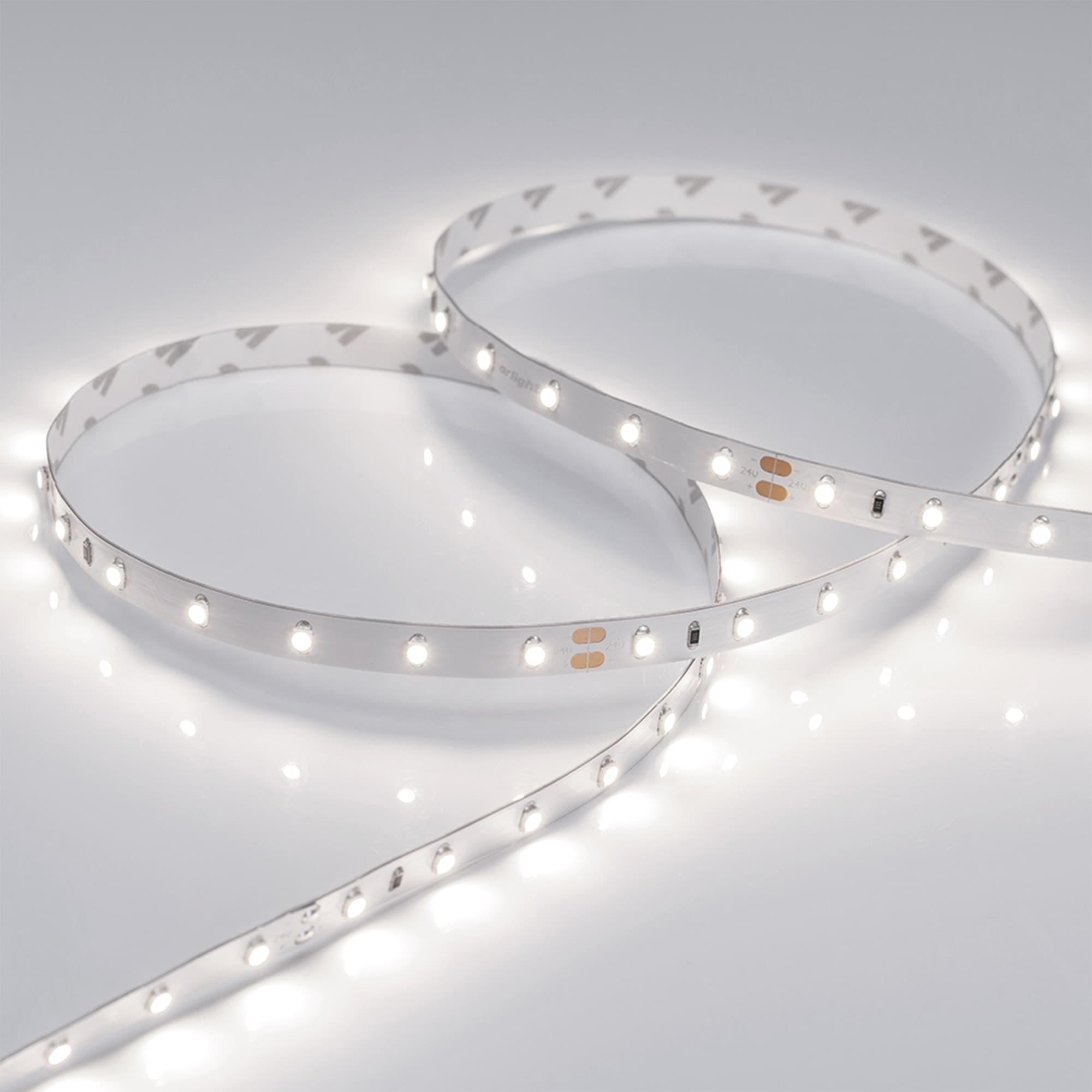Светодиодная лента RT 2-5000 24V Day4000 (3528, 300 LED, LUX) (Arlight, 4.8 Вт/м, IP20) 016144(B) — фото 2