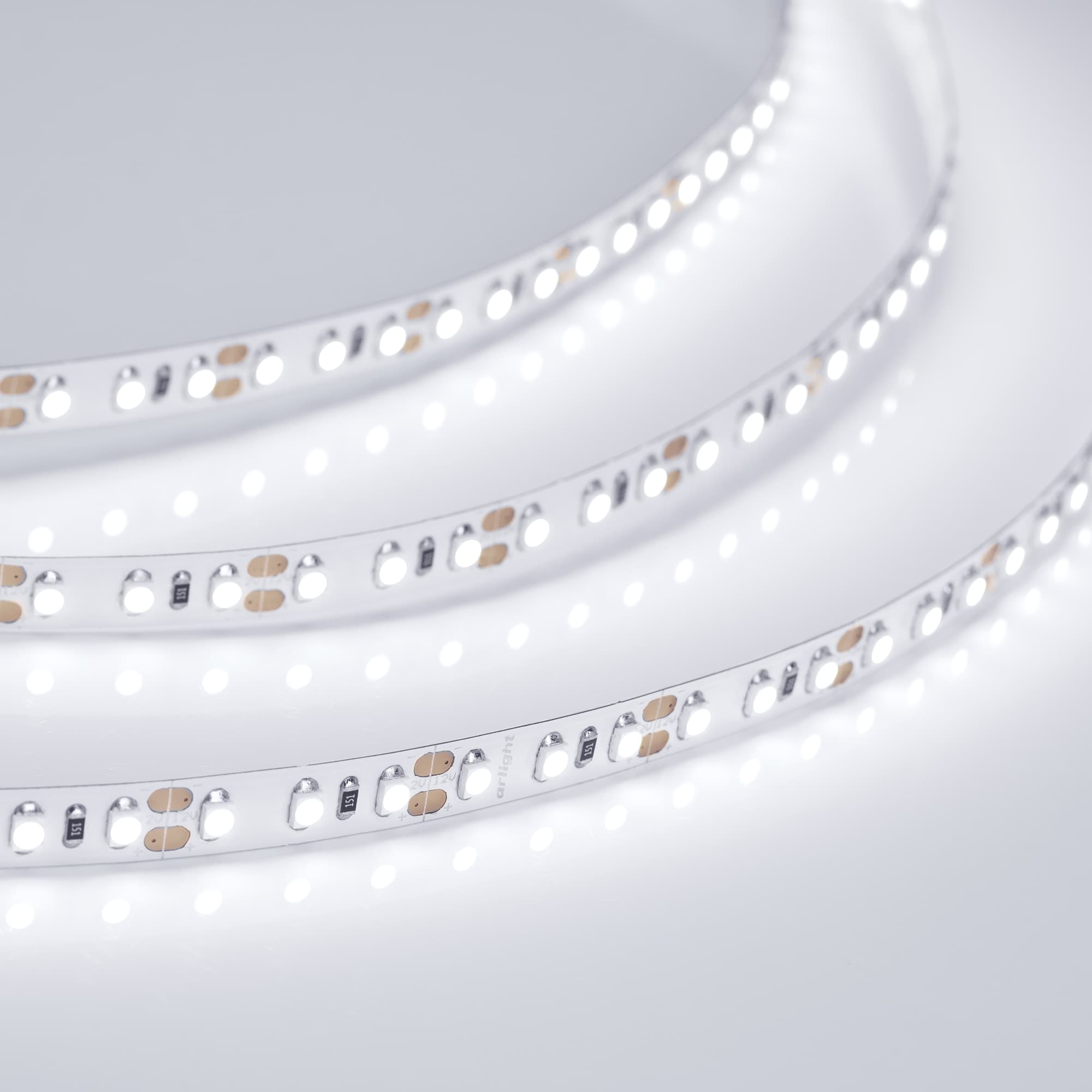Светодиодная лента RT 2-5000 12V White6000 2x (3528, 600 LED, LUX) (Arlight, 9.6 Вт/м, IP20) 012334(B) — фото 4
