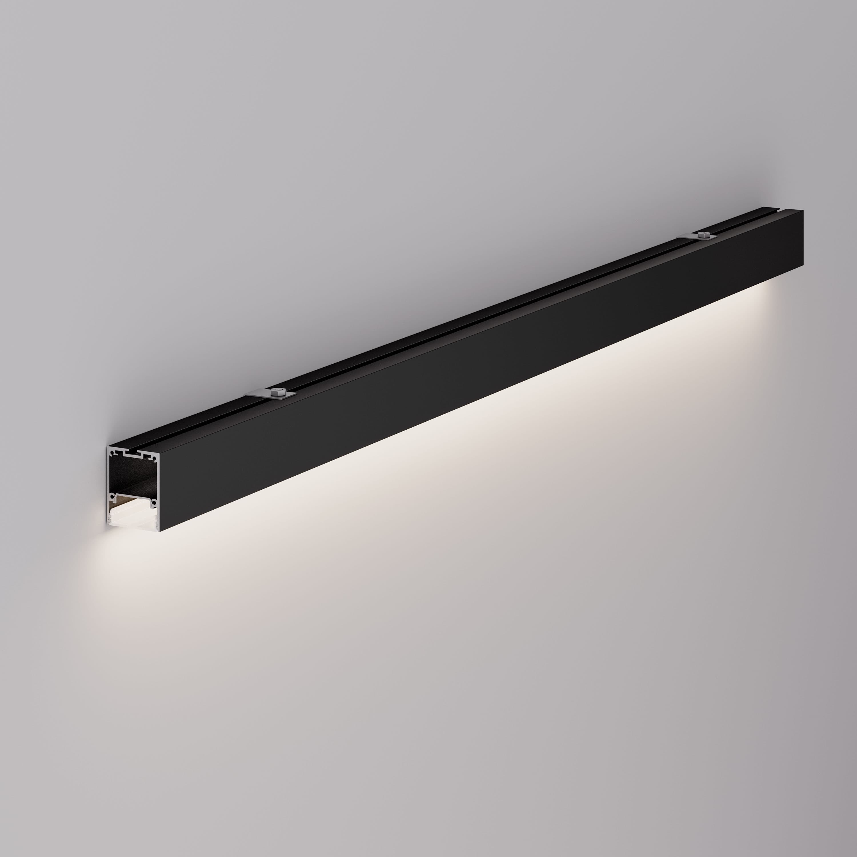 Профиль IP-LINE-4050-2000 BLACK (Arlight, Алюминий) 053898 — фото 7