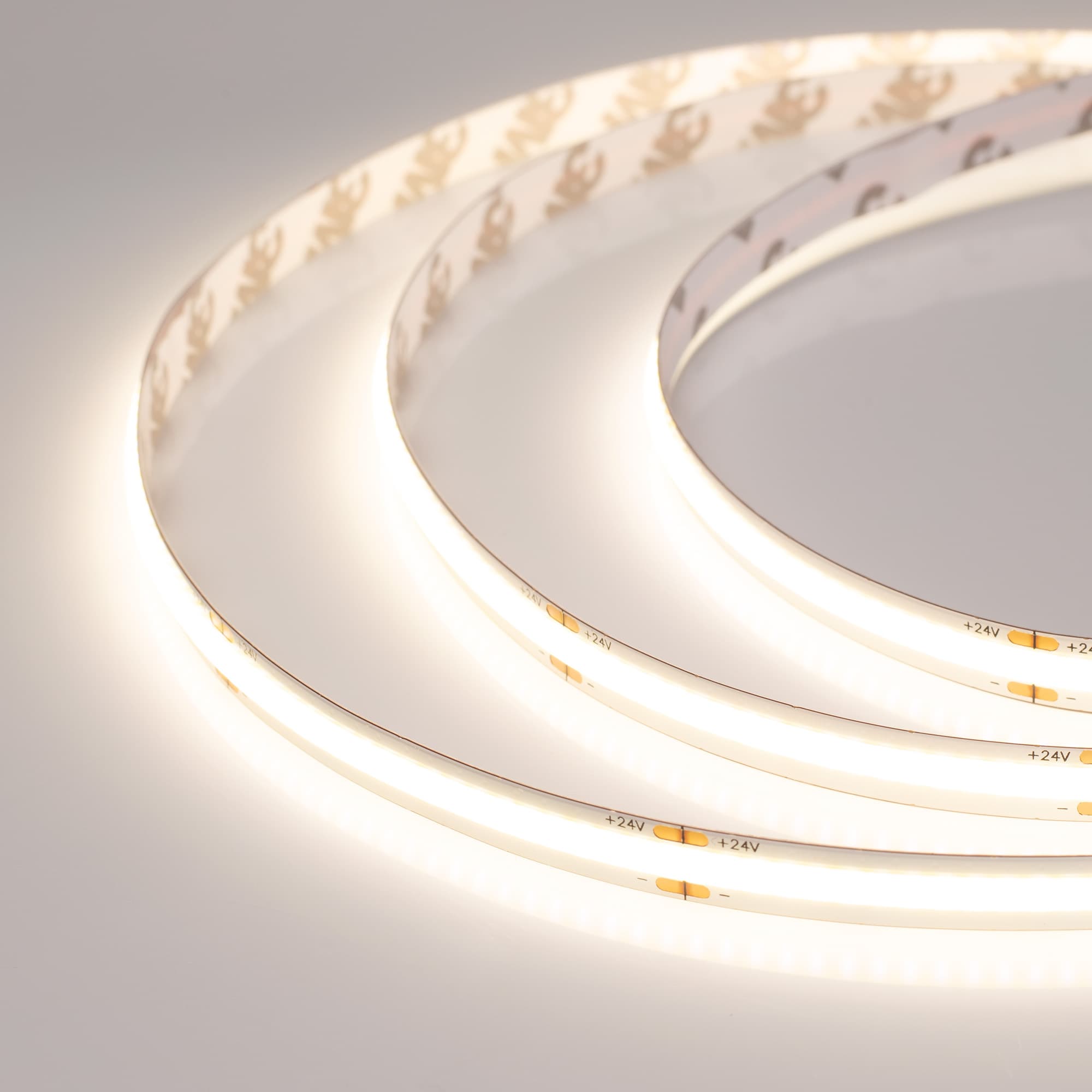 Светодиодная лента COB-X378-8mm 24V Warm3500 (11.5 W/m, IP20, CSP, 5m) (Arlight, -) 044579
