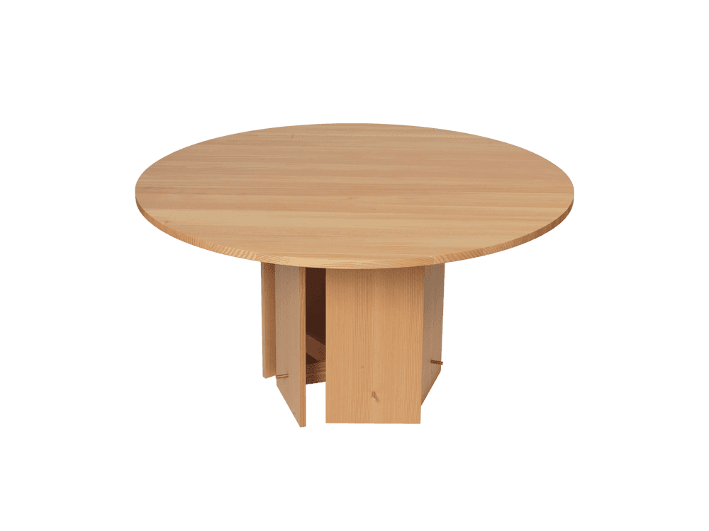 Ferm Living Aukko Dining Table - Ø140 - Douglas Fir — фото 9