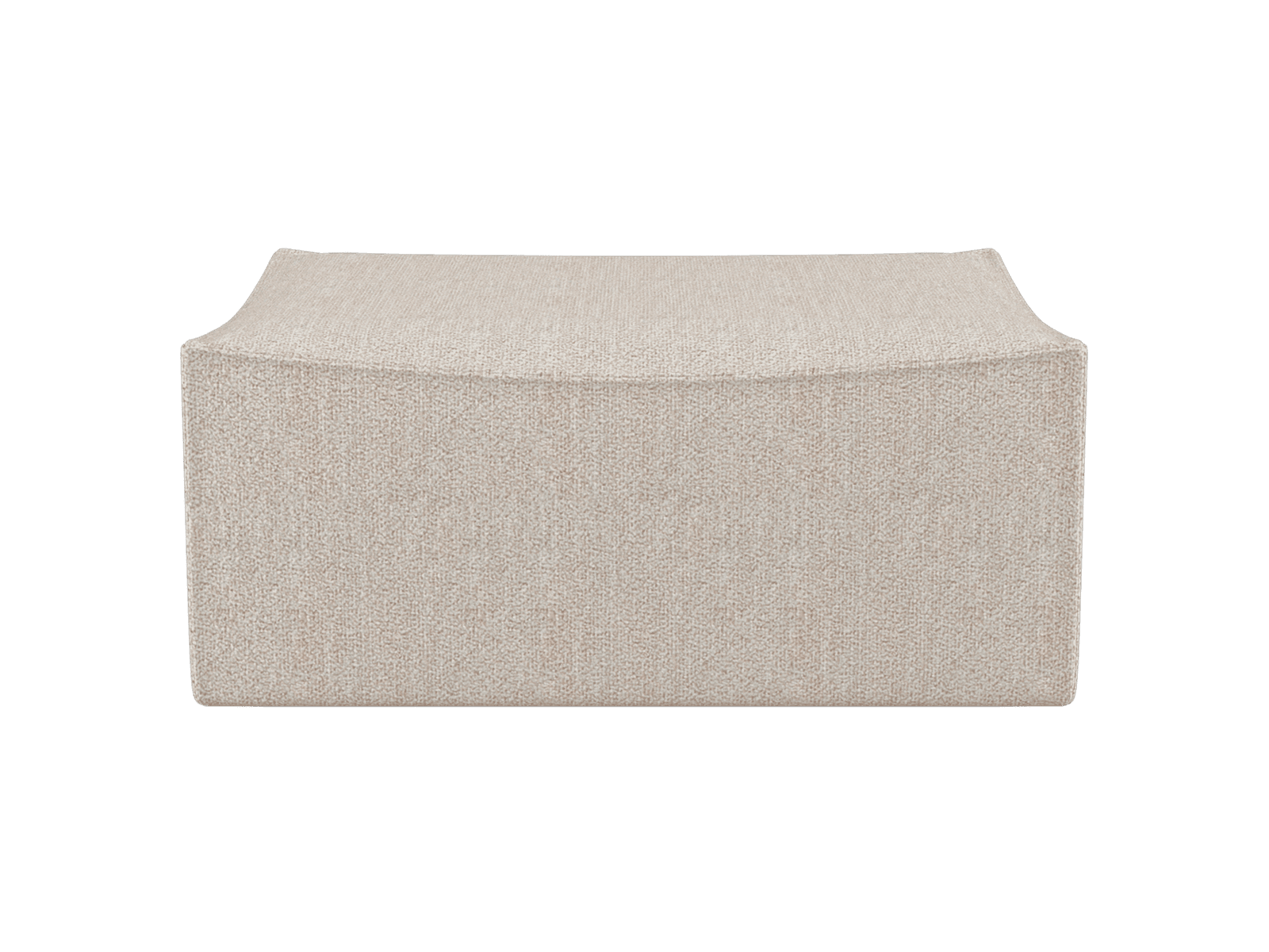Ferm Living Catena Pouf Rectangular S501 - Soft Bouclé - Natural