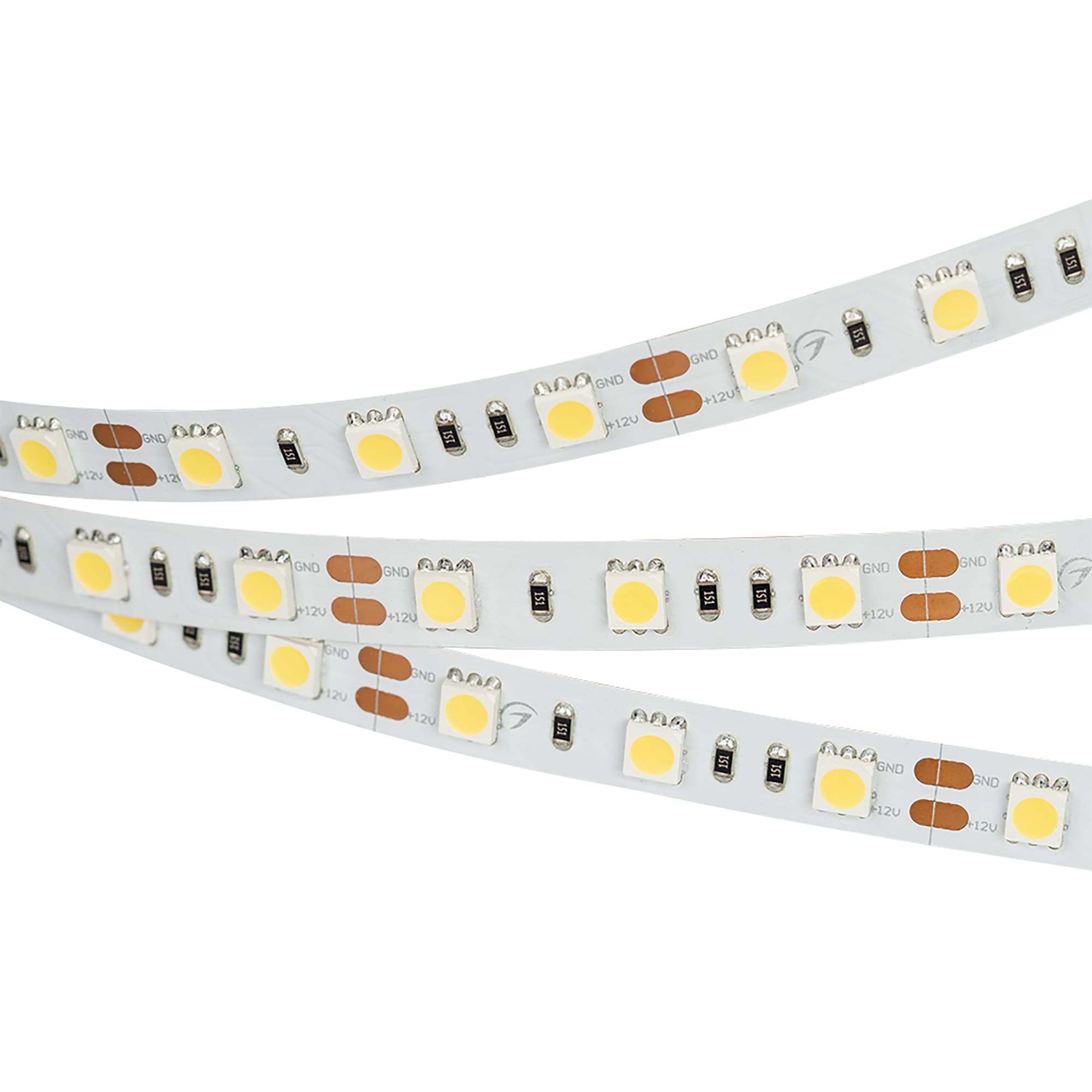 Светодиодная лента RT 2-5000 12V White5500 2x (5060, 300 LED, LUX) (Arlight, 14.4 Вт/м, IP20) 026778(B)