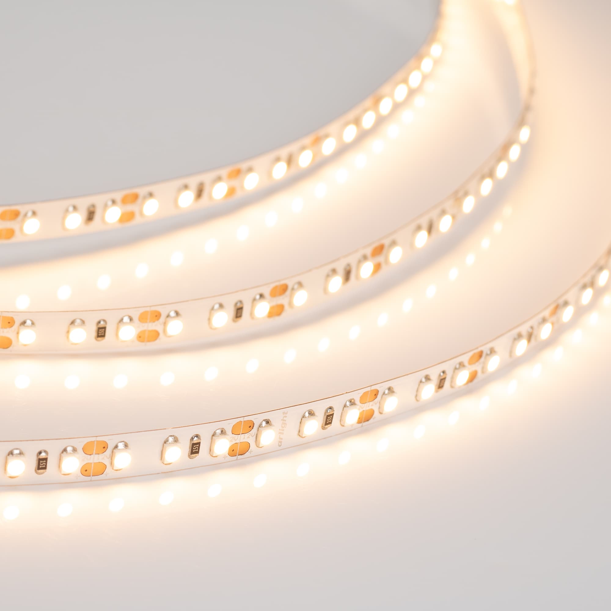 Светодиодная лента RT 2-5000 12V Warm2400 2x (3528, 600 LED, LUX) (Arlight, 9.6 Вт/м, IP20) 018091(B) — фото 5