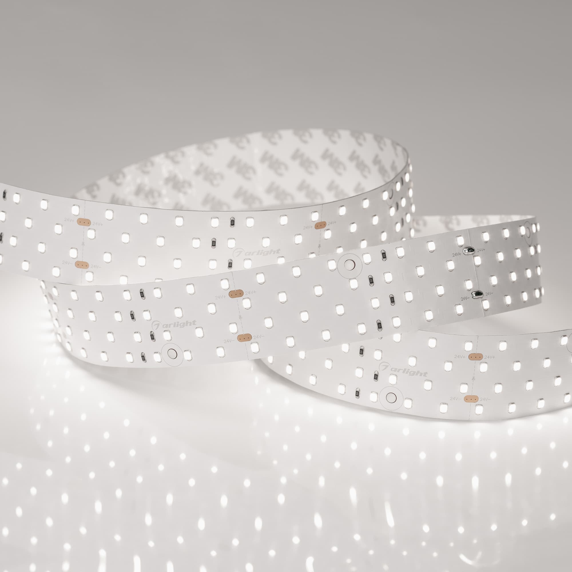 Светодиодная лента RT 2-2500 24V Day5000 4x2 (2835, 700 LED, CRI98) (Arlight, 30 Вт/м, IP20) 025158(1)