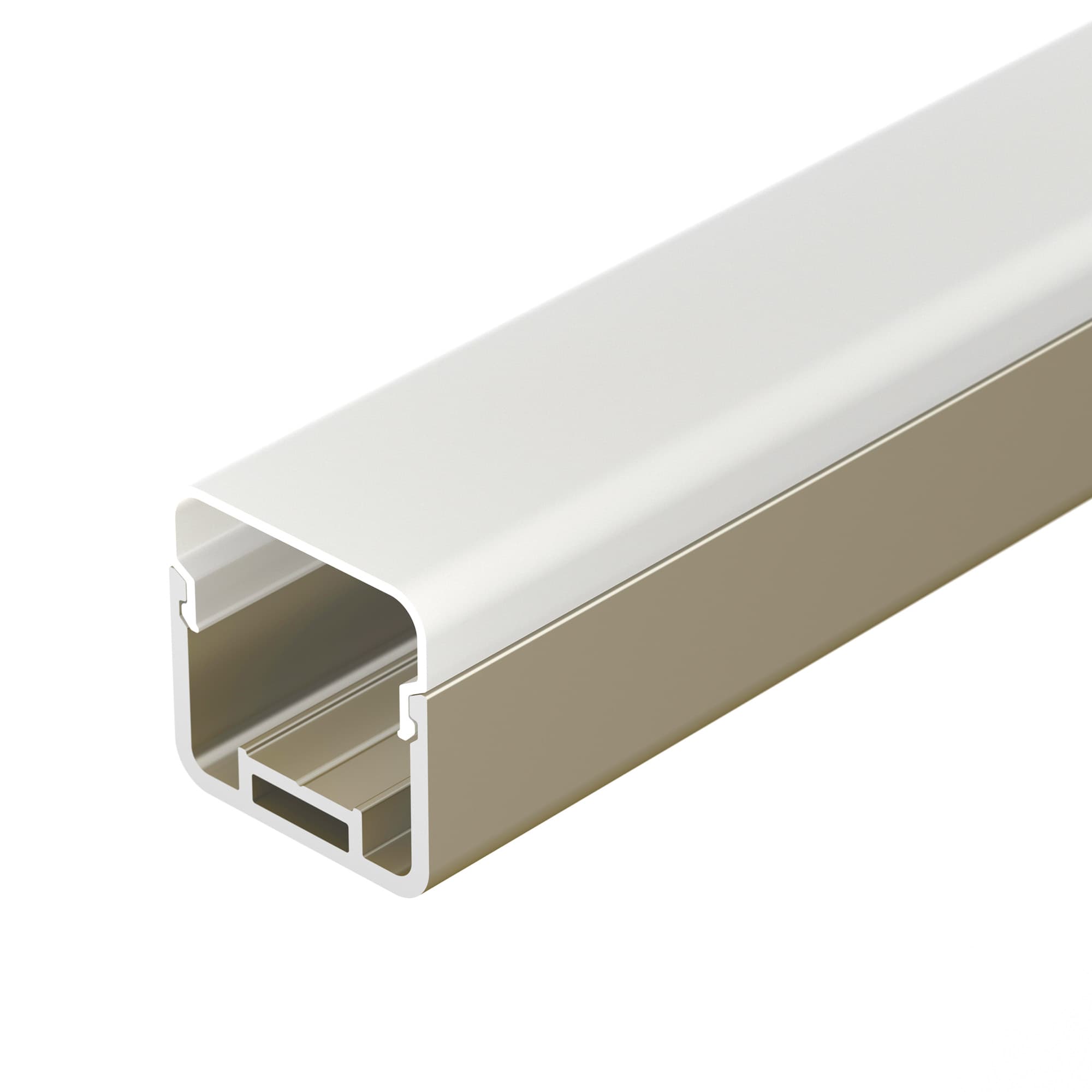Профиль с экраном LINE-D-3030-2000 SQUARE OLIVE GREY+OPAL (Arlight, Алюминий) 055097