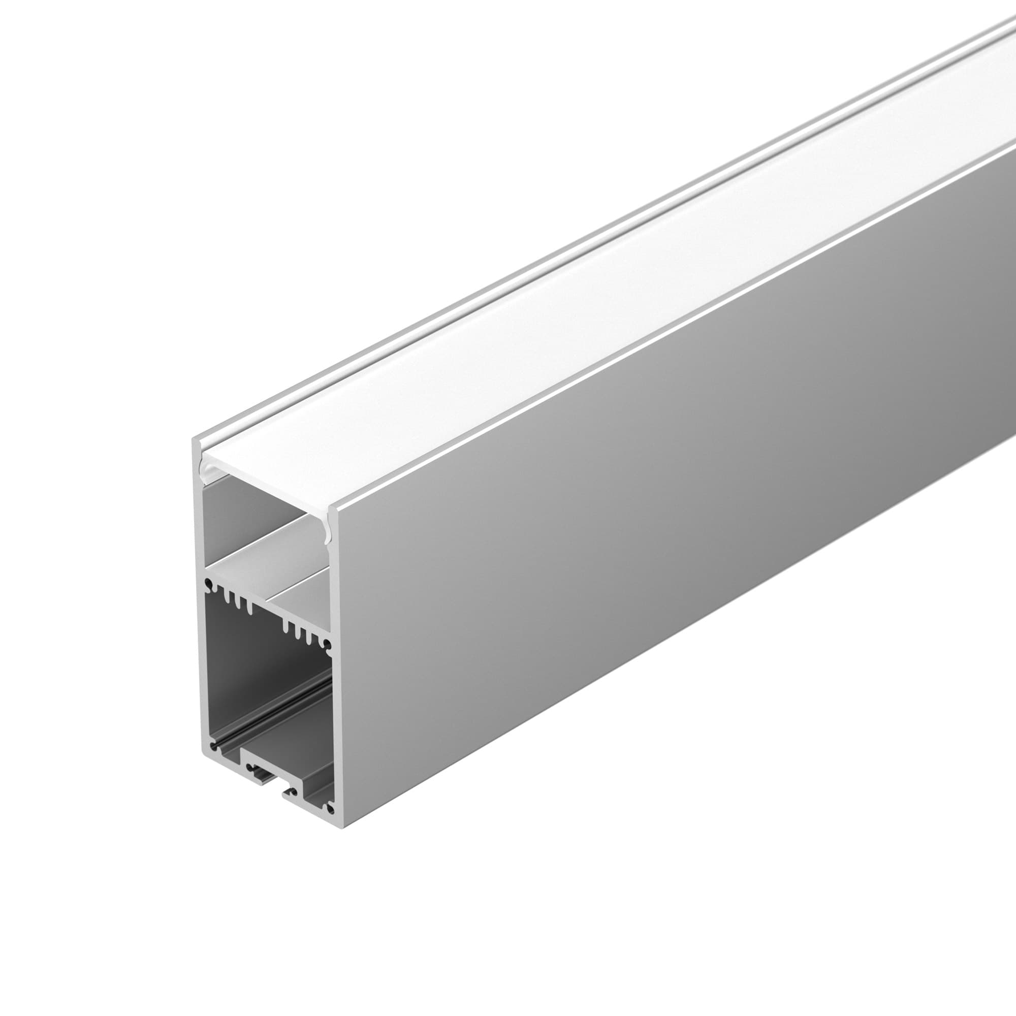 Профиль с экраном SL-LINE-3667-2500 ANOD+OPAL (Arlight, Алюминий) 020463