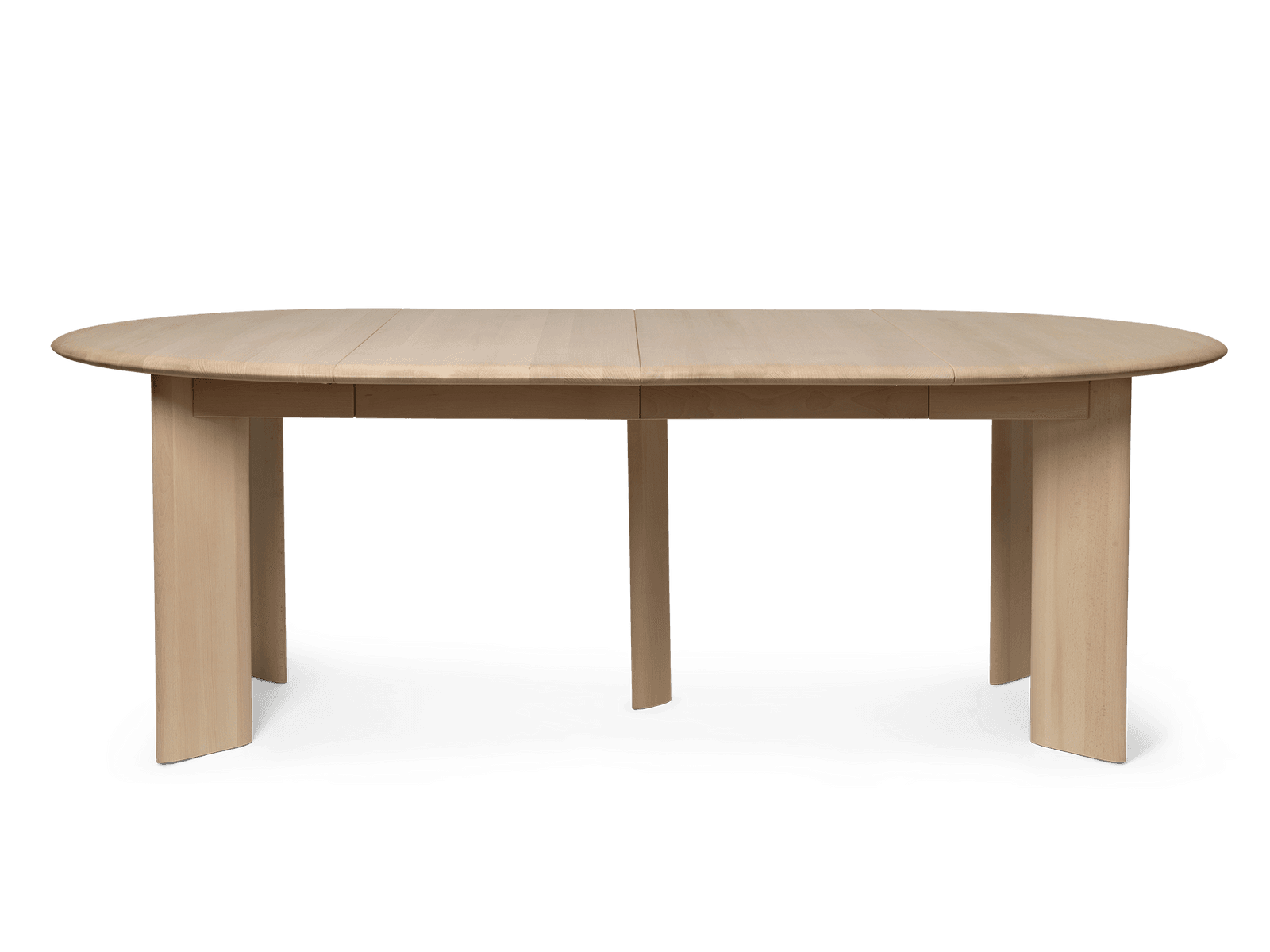 Ferm Living Bevel Table - Extendable x 2 - White Oiled Beech