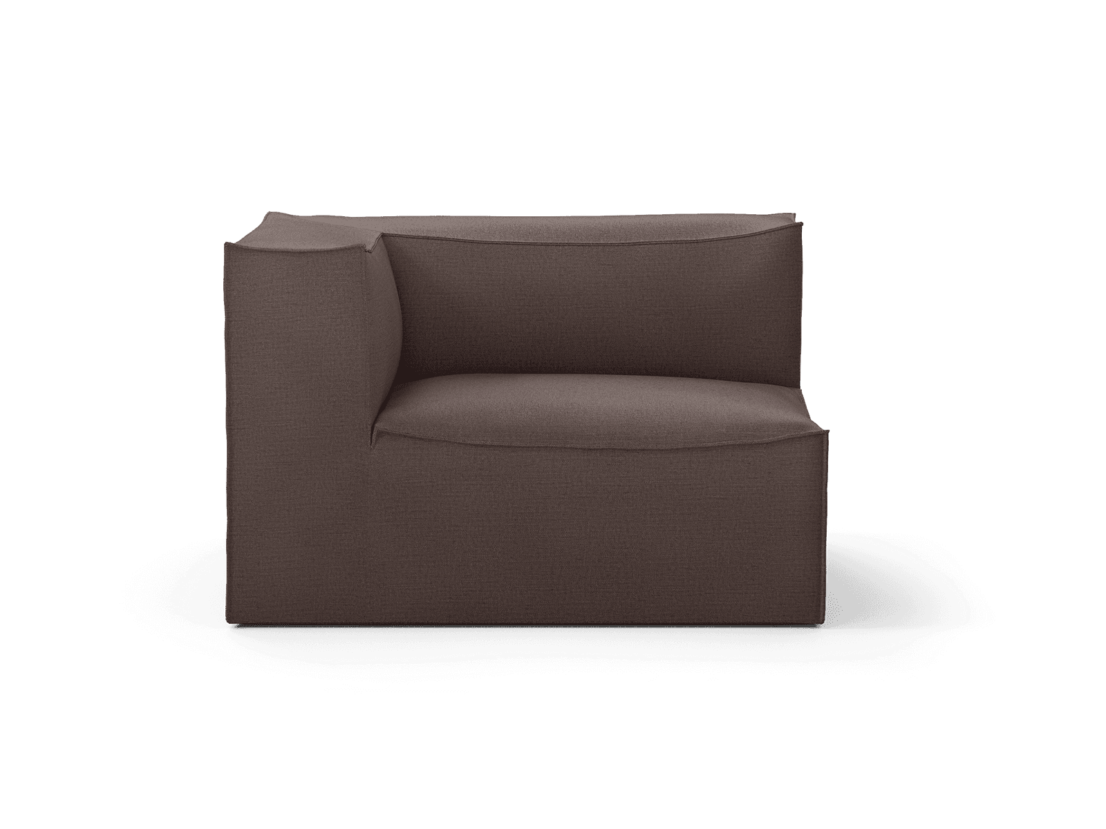 Ferm Living Catena Sofa Armrest Left S400 - Hot Madison - Brown
