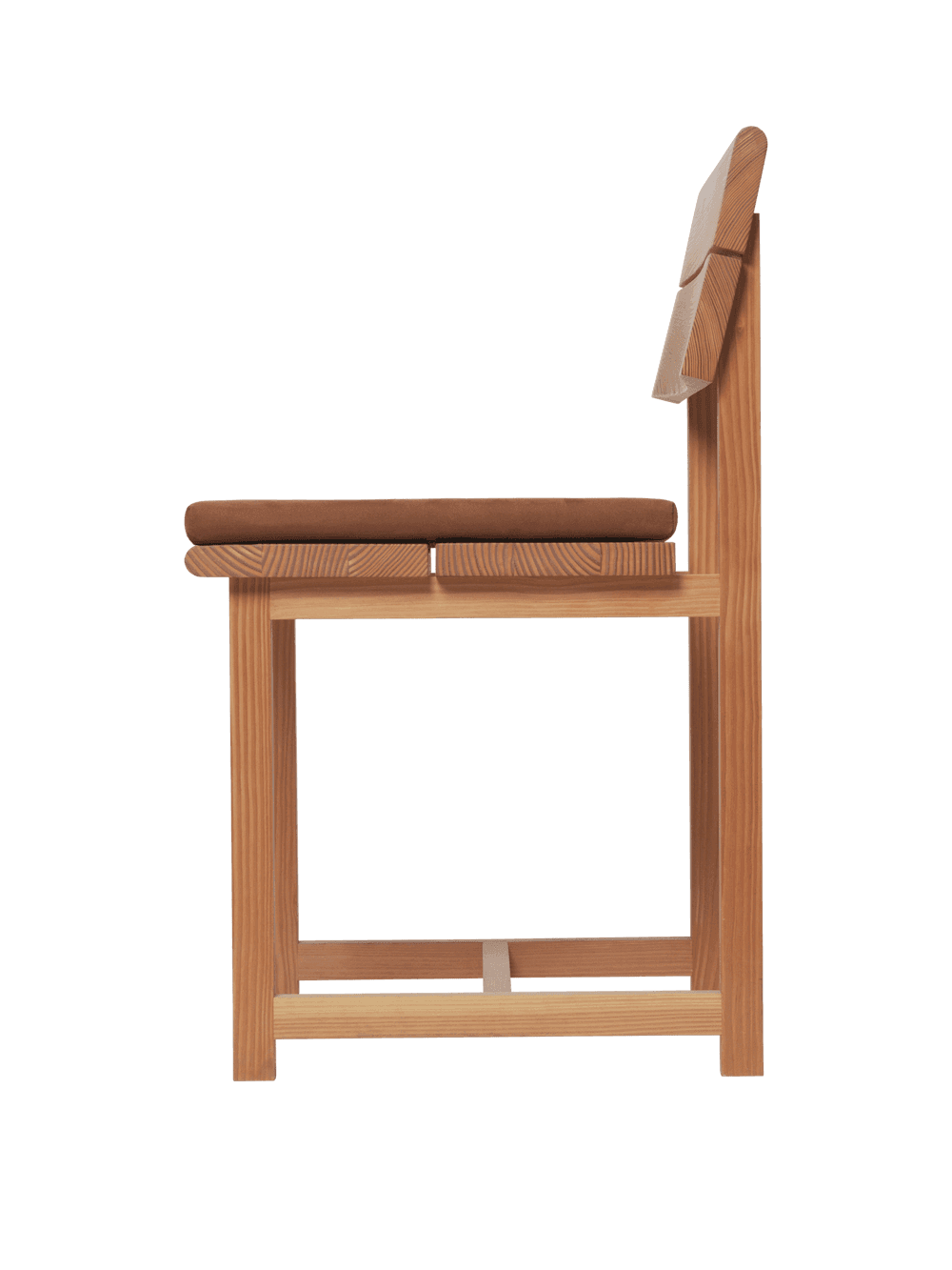 Ferm Living Align Seat Pad - Brown Clay — фото 4