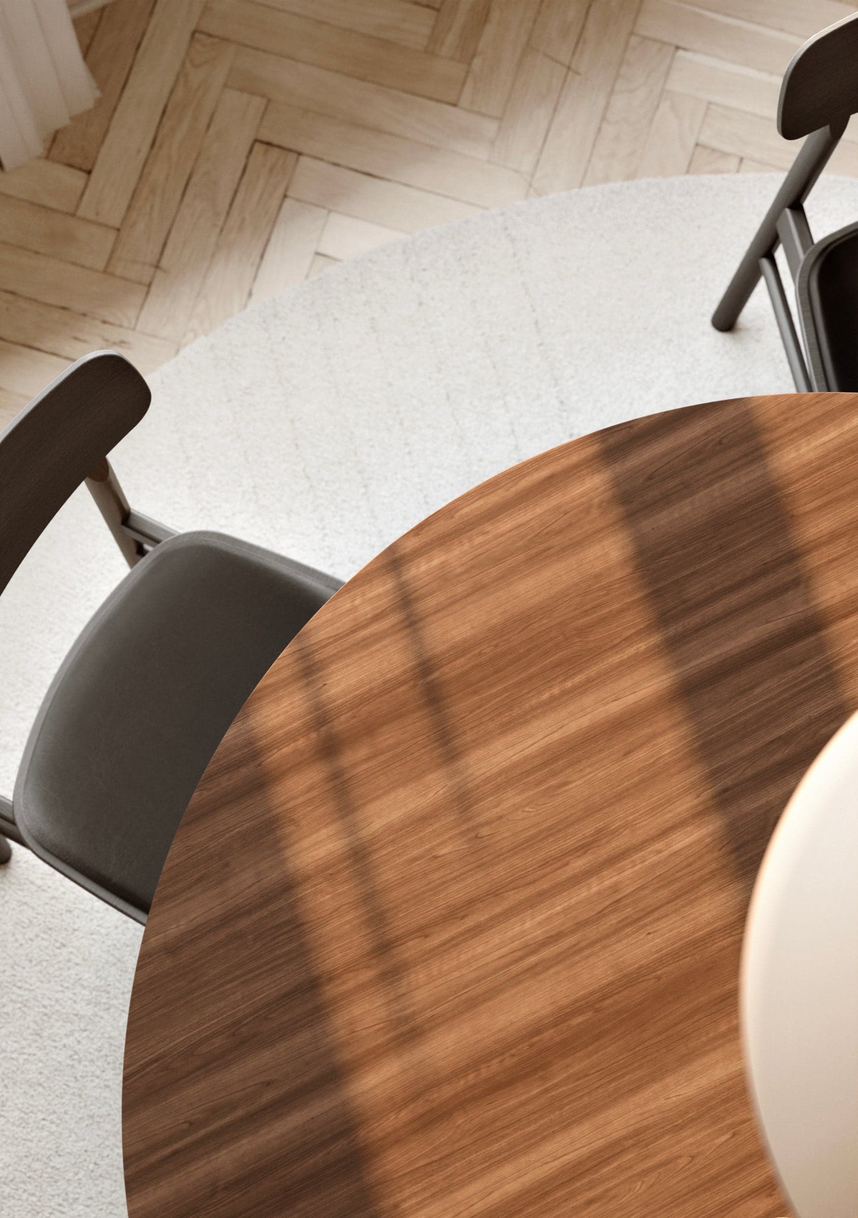 WOUD Ludo dining table (130 cm) - Walnut — фото 4