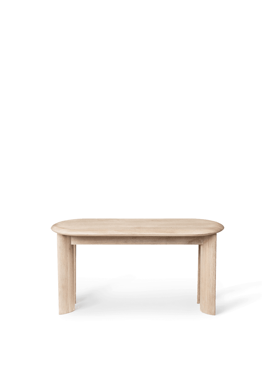 Ferm Living Bevel Bench - White Stained Oak