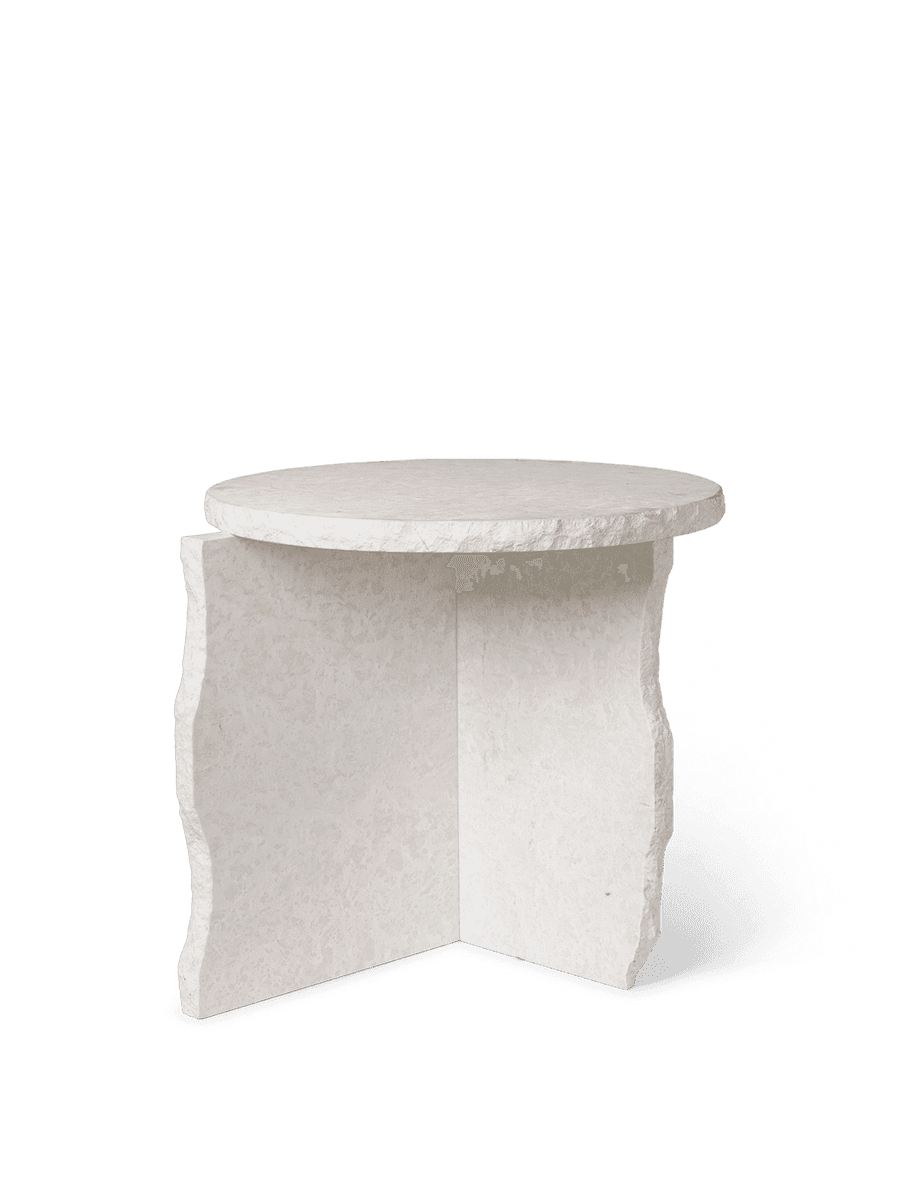 Ferm Living Mineral Sculptural Table - Bianco Curia
