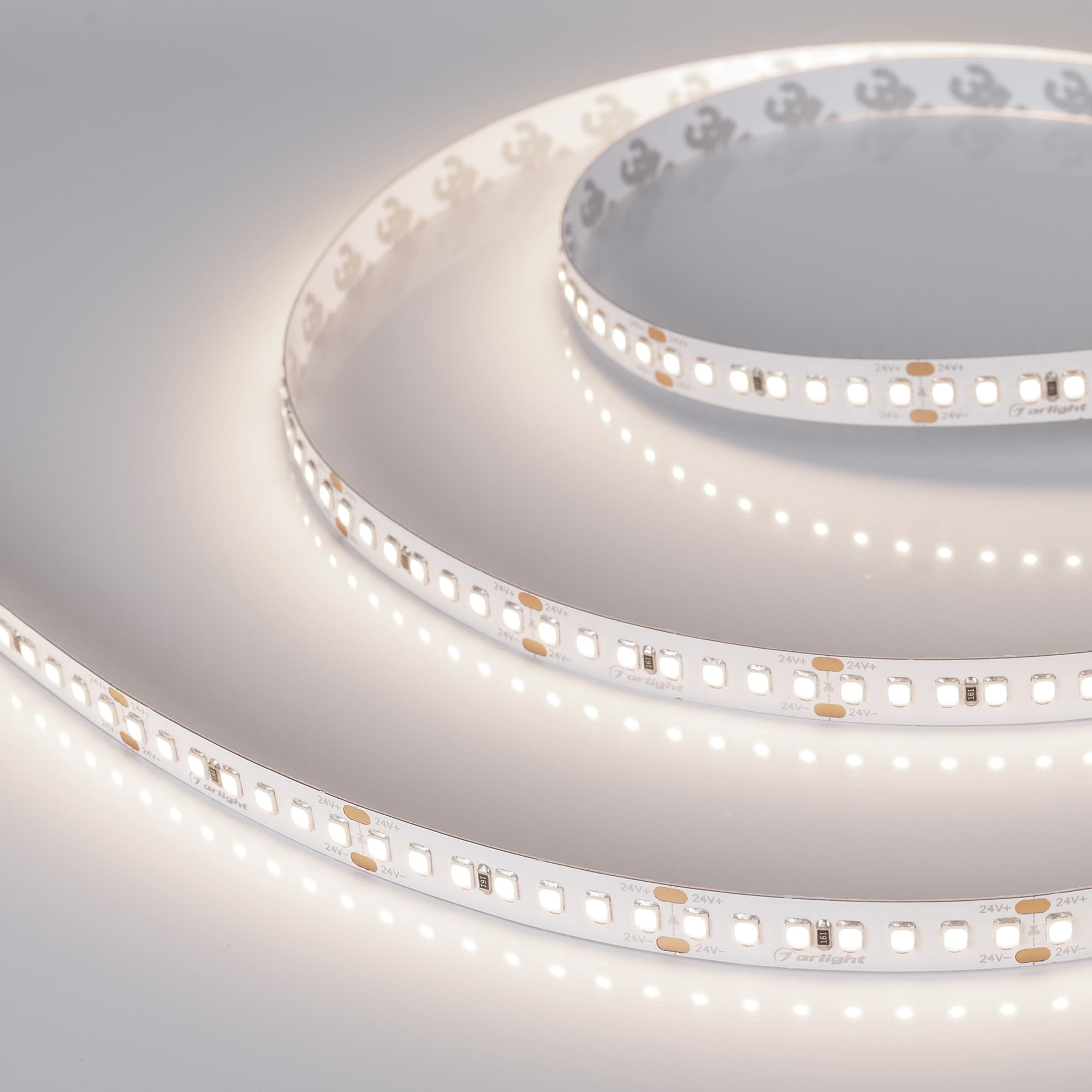 Светодиодная лента RT 2-5000 24V Day4000 3x (2835, 840 LED, CRI98) (Arlight, 17 Вт/м, IP20) 025147 — фото 2