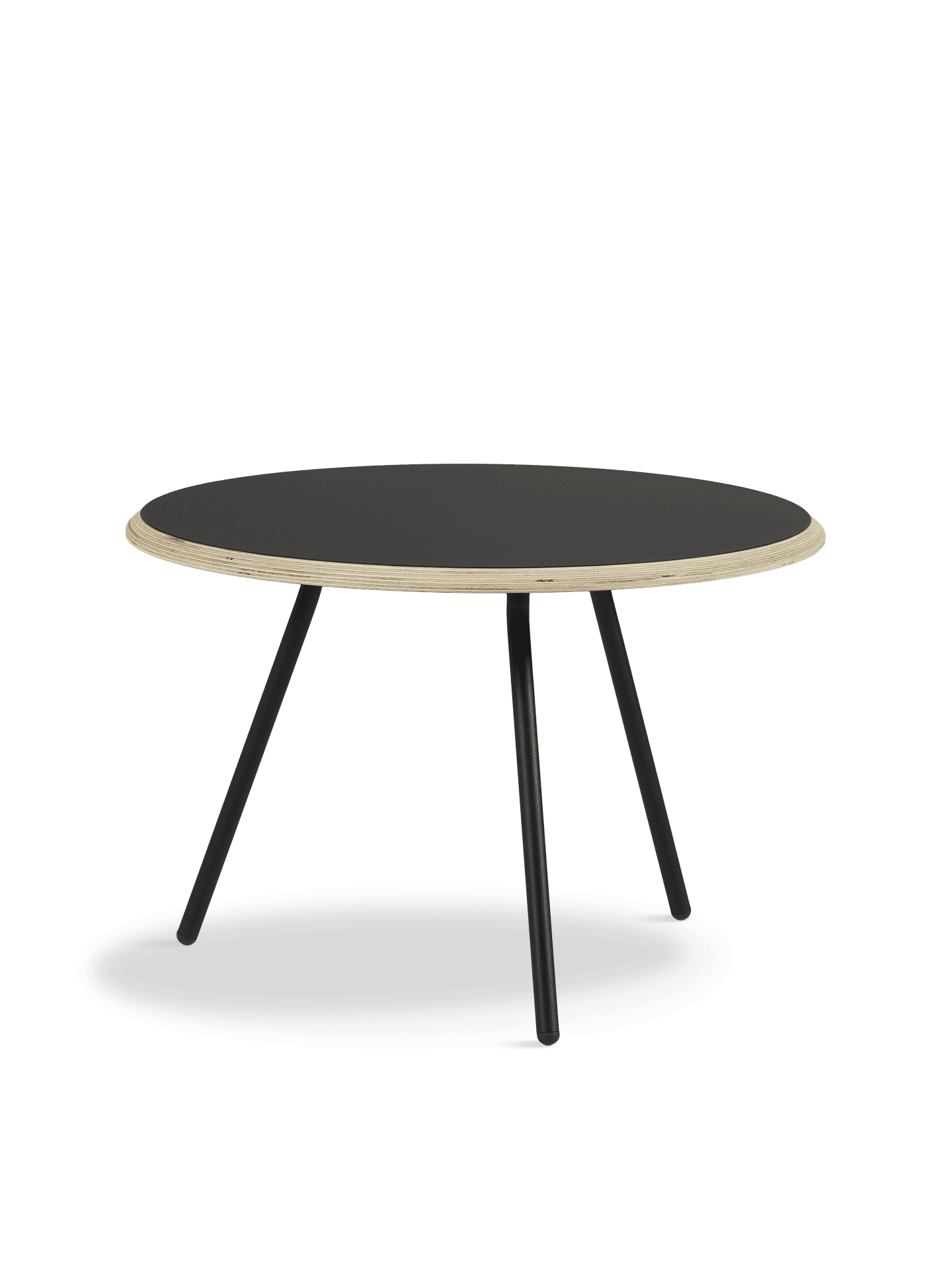WOUD Soround coffee table - Black (Ø60xH40,50) — фото 2