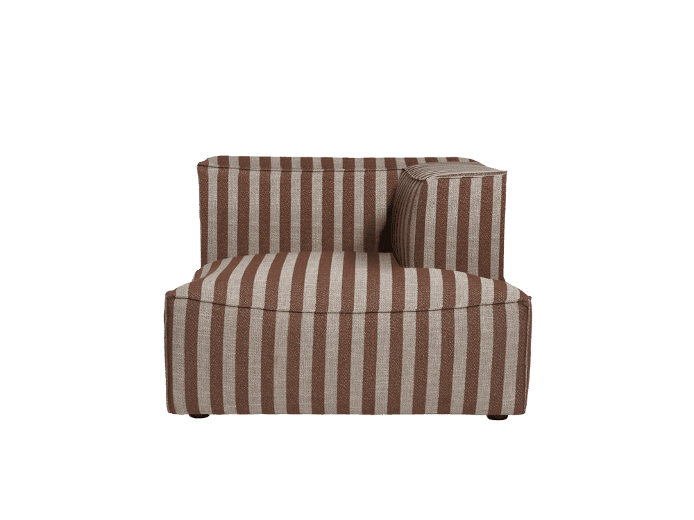 Ferm Living Catena Sofa Chaise Longue Right L601 - Louisiana - Sand/Chocolate — фото 2