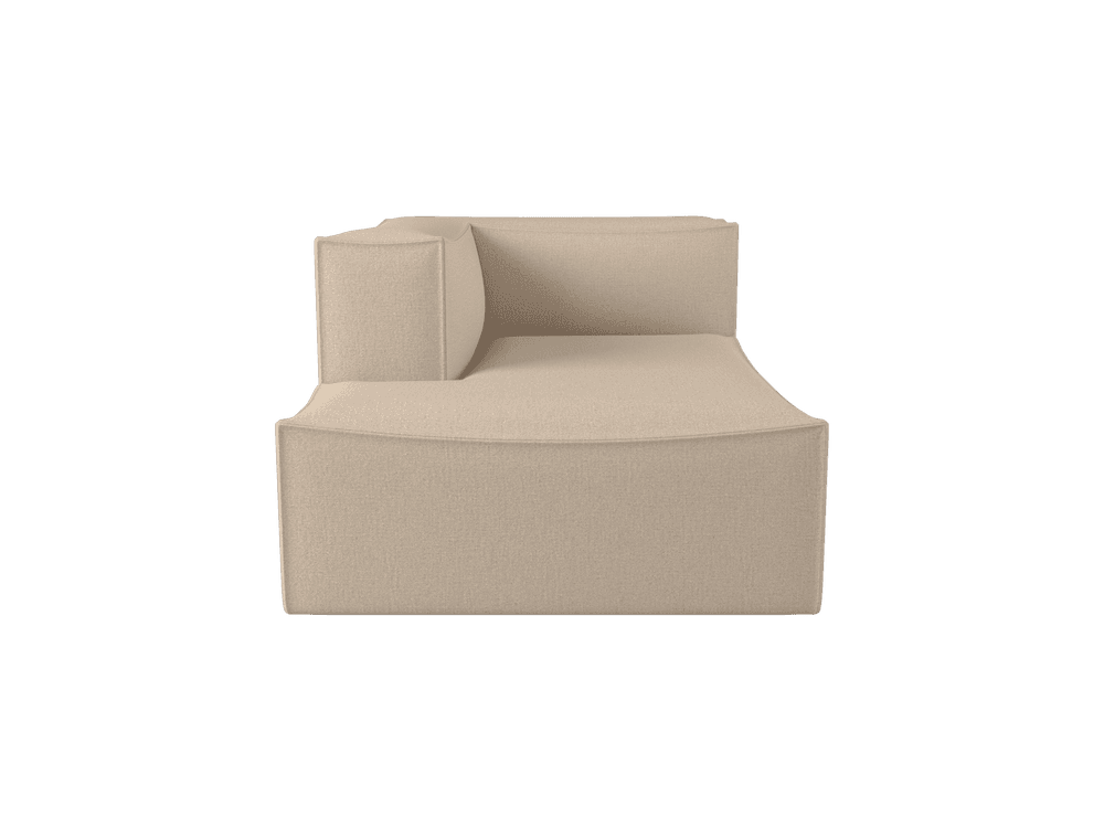 Ferm Living Catena Sofa Chaise Longue Left L600 - Rich Linen - Natural — фото 2