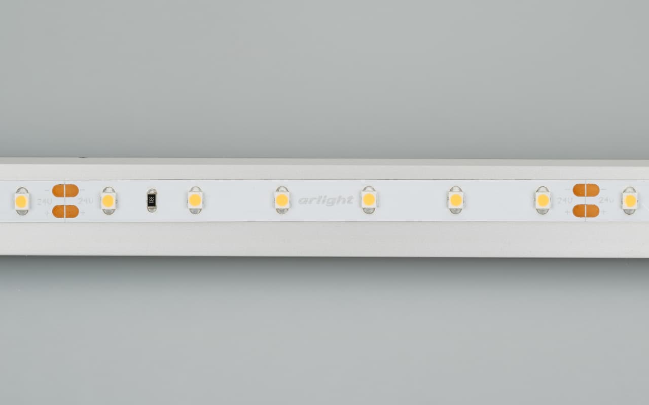 Светодиодная лента RT 2-5000 24V Day4000 (3528, 300 LED, CRI98) (Arlight, 4.8 Вт/м, IP20) 021413 — фото 3