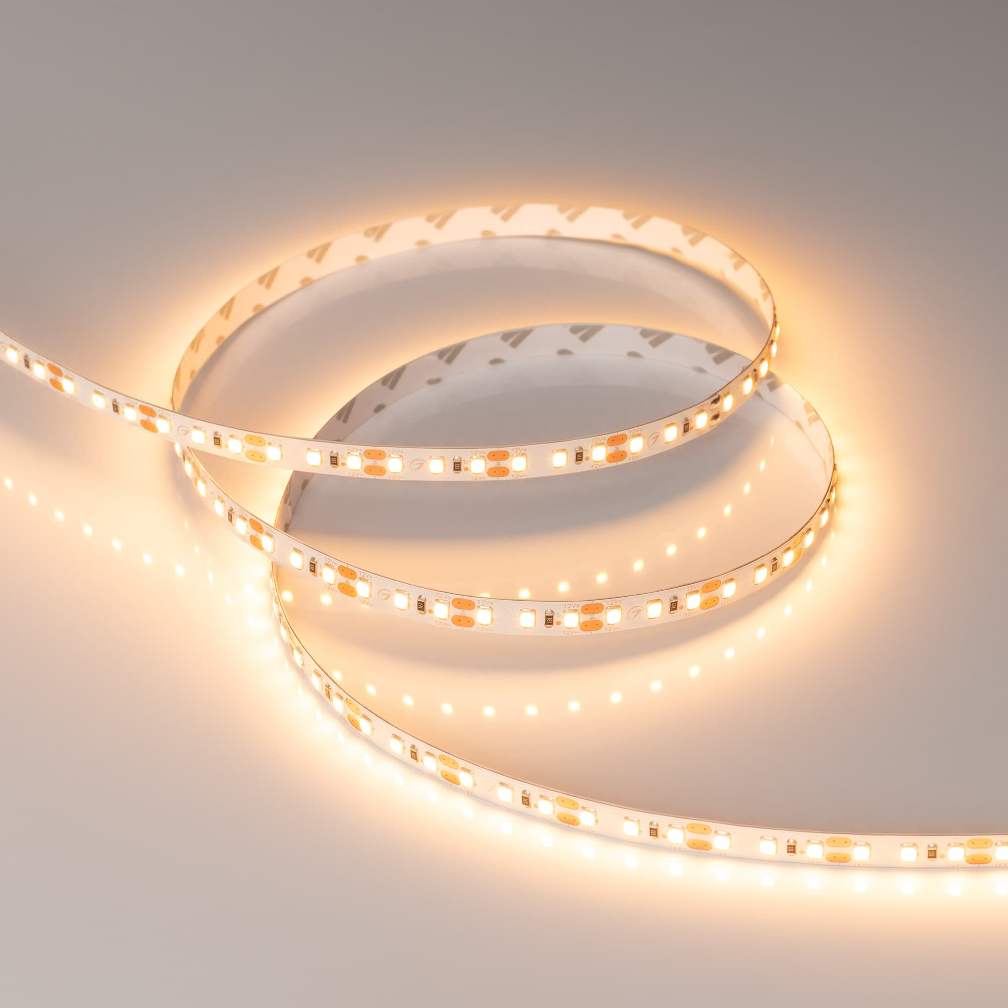 Светодиодная лента RT-A120-8mm 12V Warm2400 (9.6 W/m, IP20, 2835, 5m) (Arlight, 9.6 Вт/м, IP20) 018091(2) — фото 3